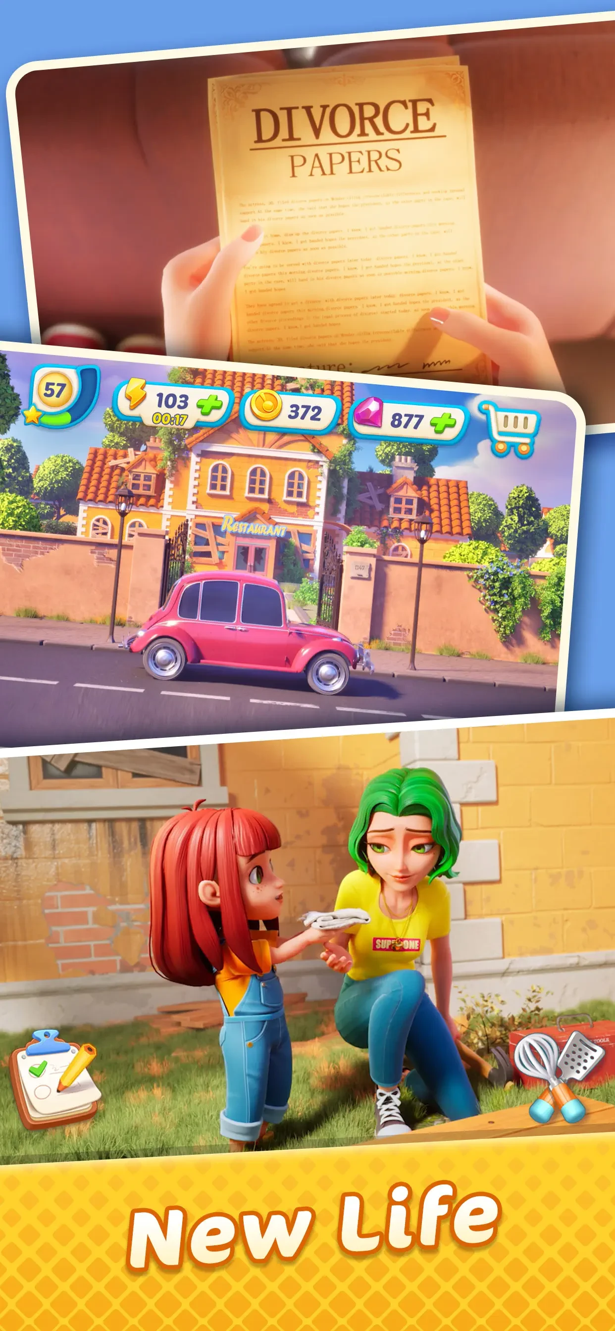 Gossip Harbor®: Merge & Story app store screenshot 3 — Games (iOS)