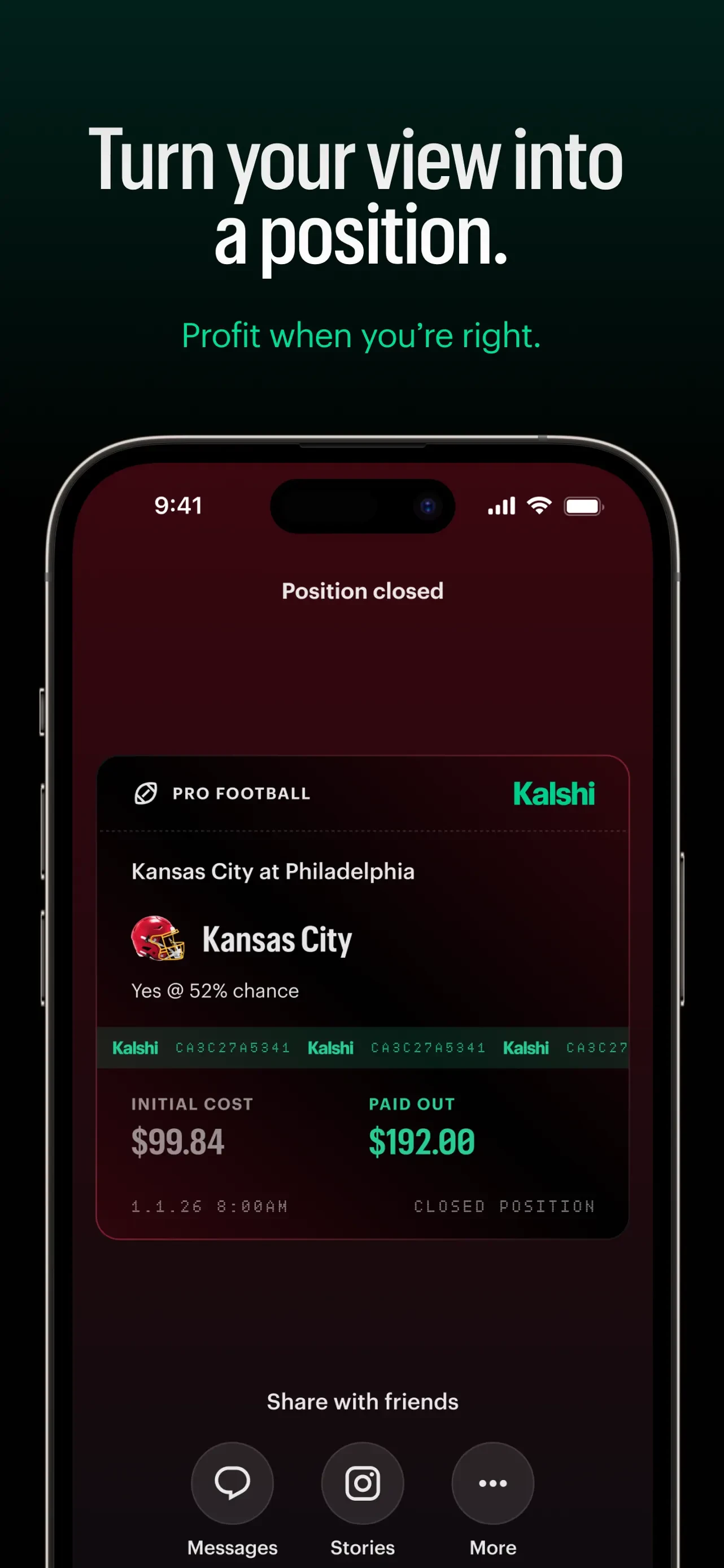 Kalshi: Trade the World Cup app store screenshot 6 — Finance (iOS)