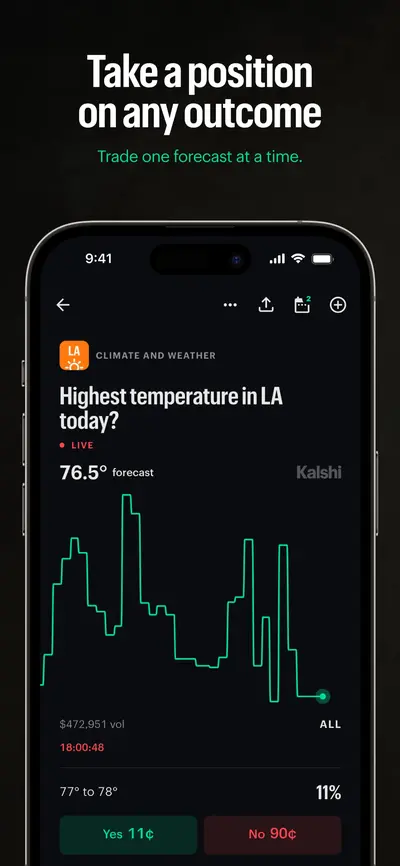 Kalshi: Trade Football & more app store screenshot 4 — Finance (iOS)