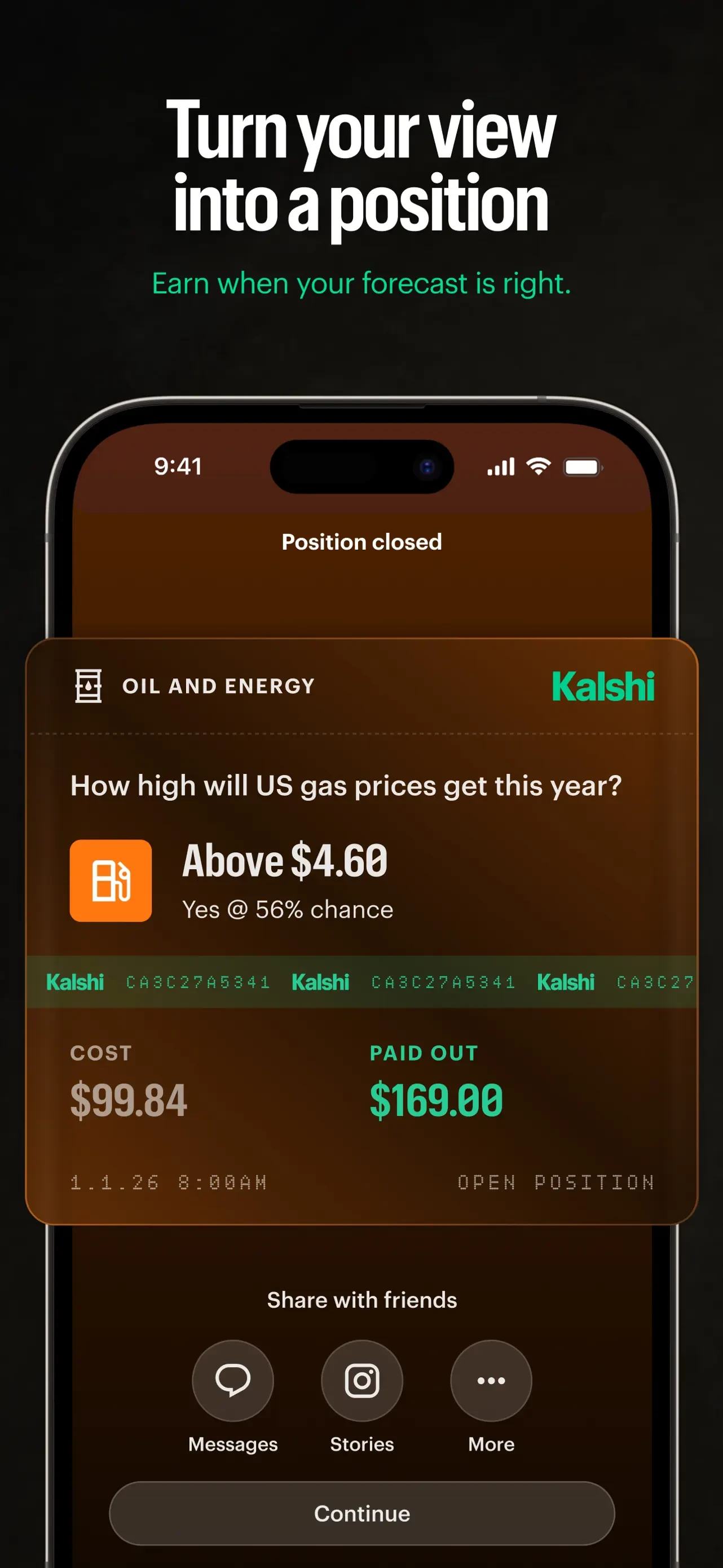 Kalshi: Trade Football & more app store screenshot 6 — Finance (iOS)