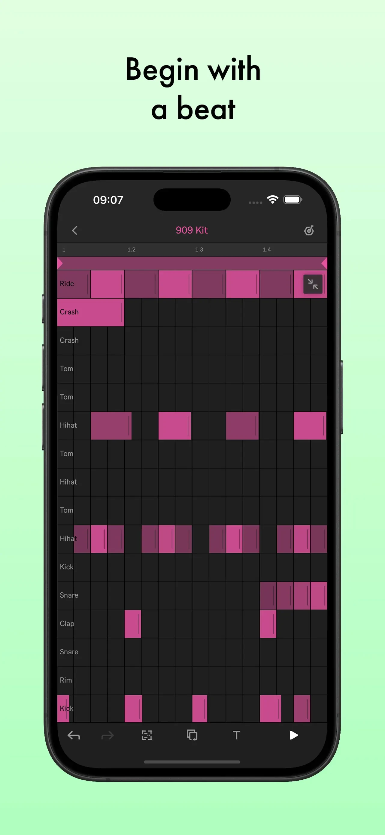 Ableton Note app store screenshot 2 — Music (iOS)