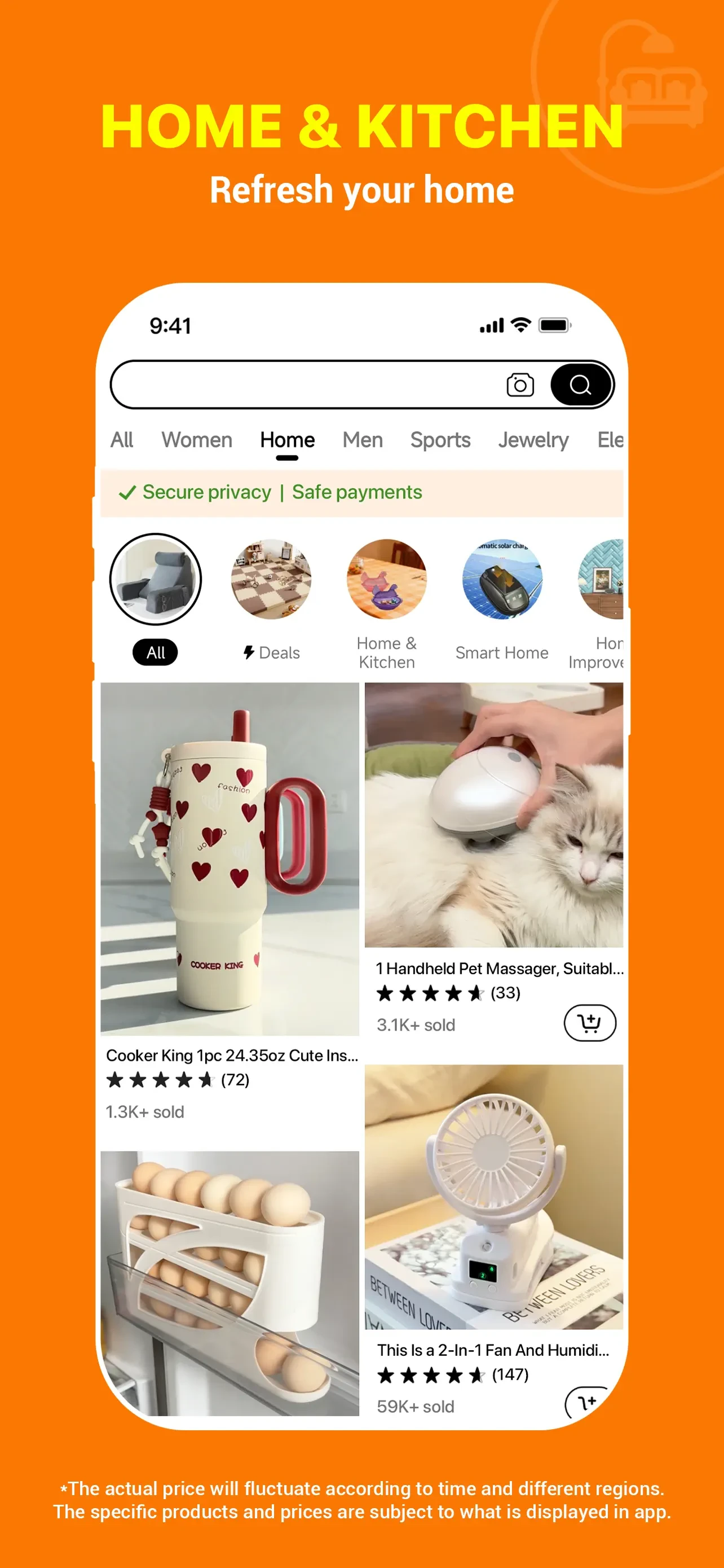 Temu: Shop Like a Billionaire app store screenshot 3 — Shopping (iOS)