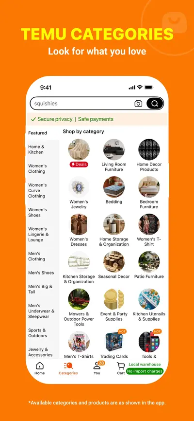 Temu: Shop Like a Billionaire app store screenshot 5 — Shopping (iOS)