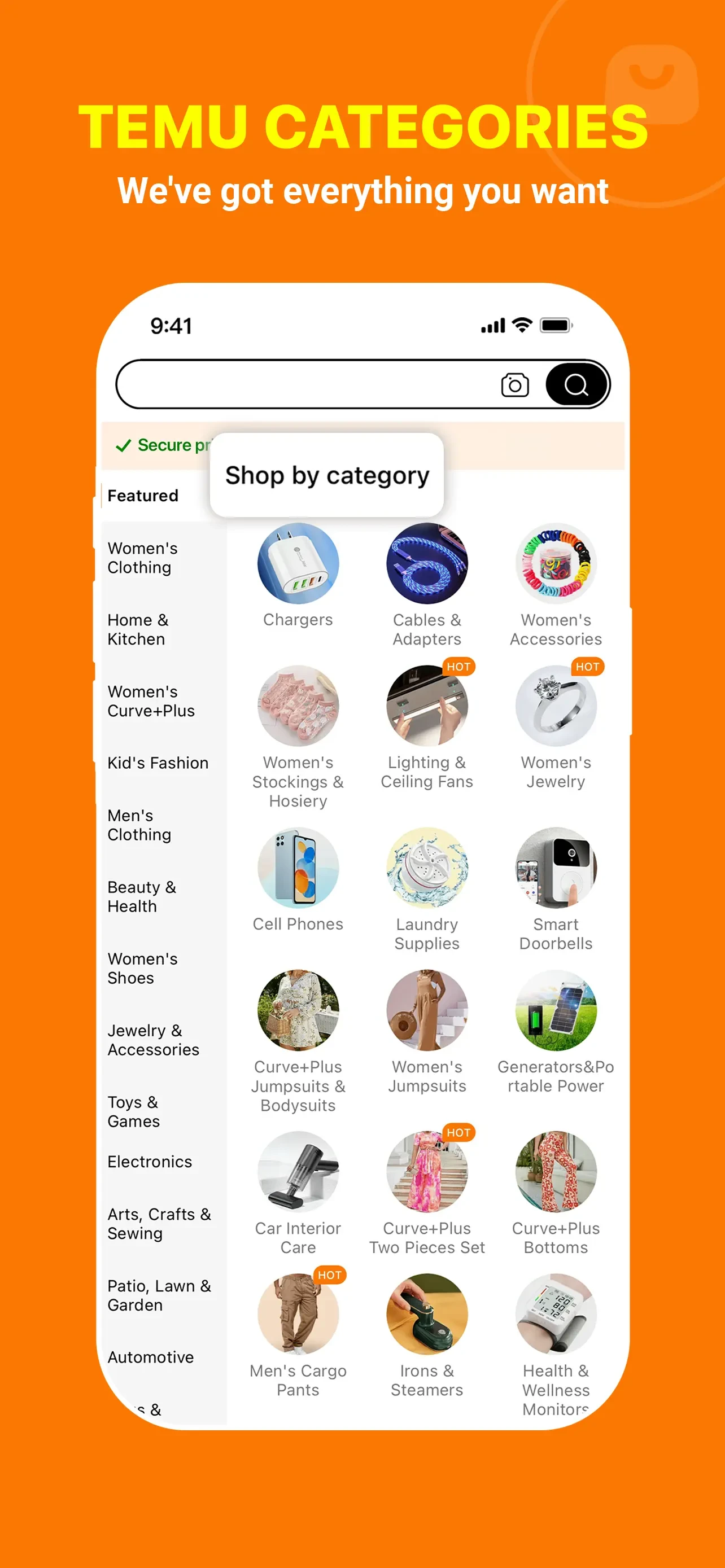 Temu: Shop Like a Billionaire app store screenshot 5 — Shopping (iOS)