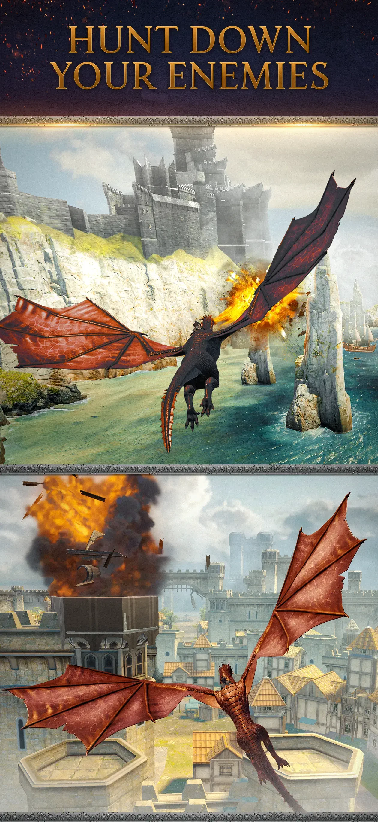 Game of Thrones: Dragonfire app store screenshot 3 — Games (iOS)