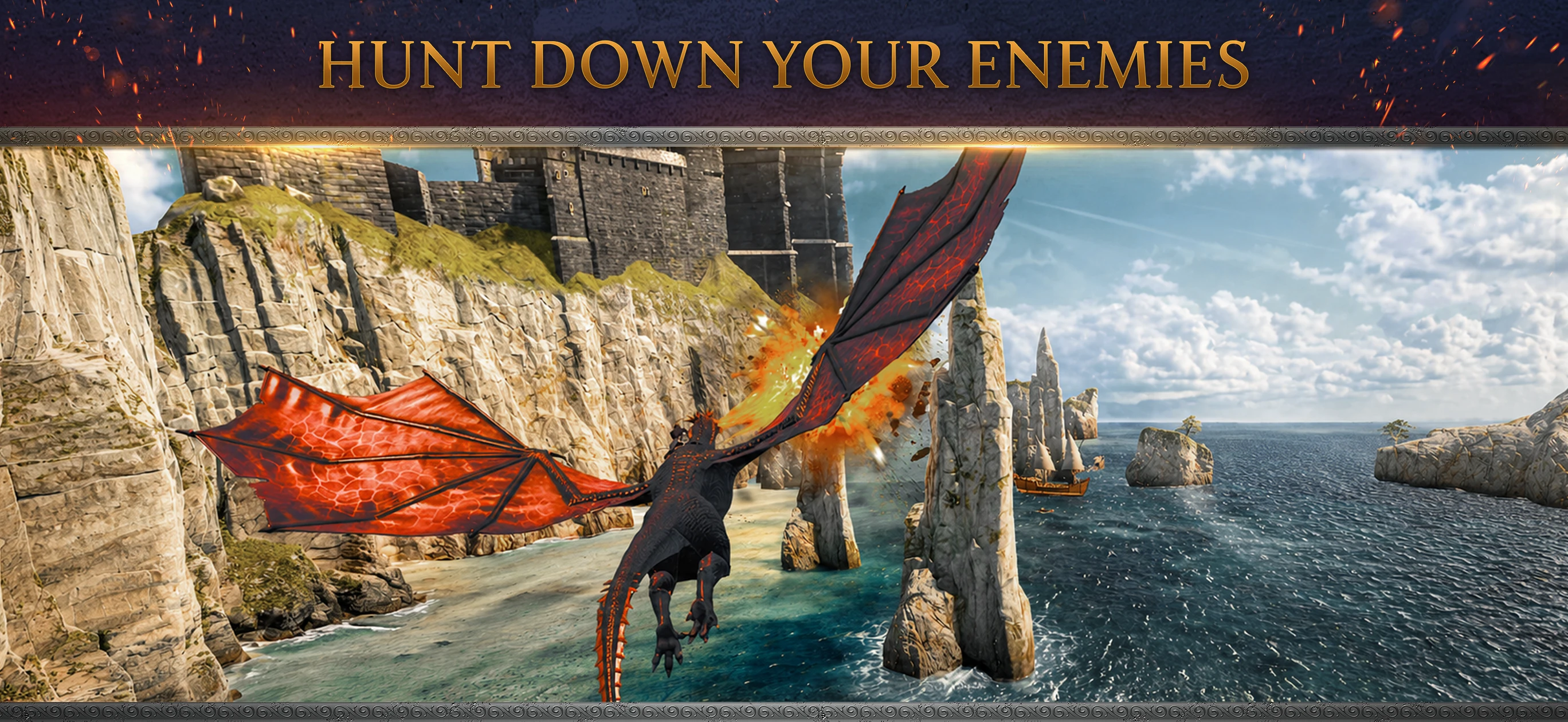 Game of Thrones: Dragonfire app store screenshot 3 — Games (iOS)