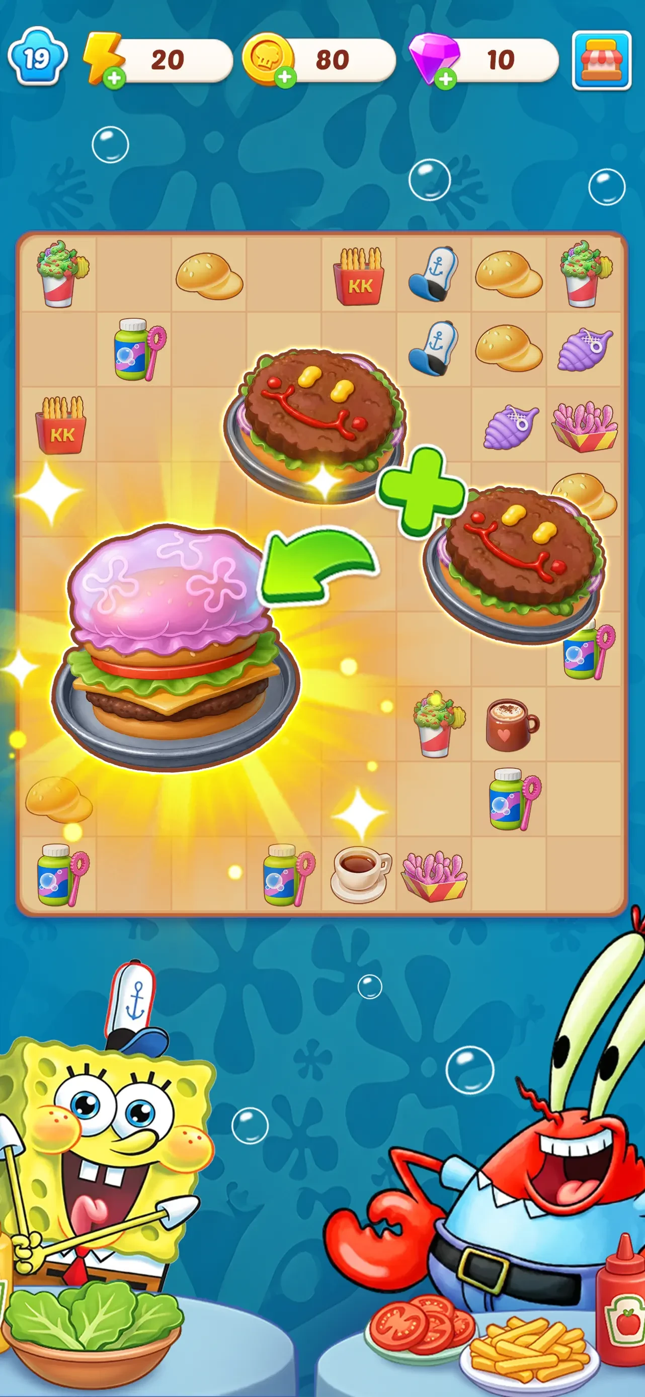 Merge Cooking® app store screenshot 1 — Games (iOS)