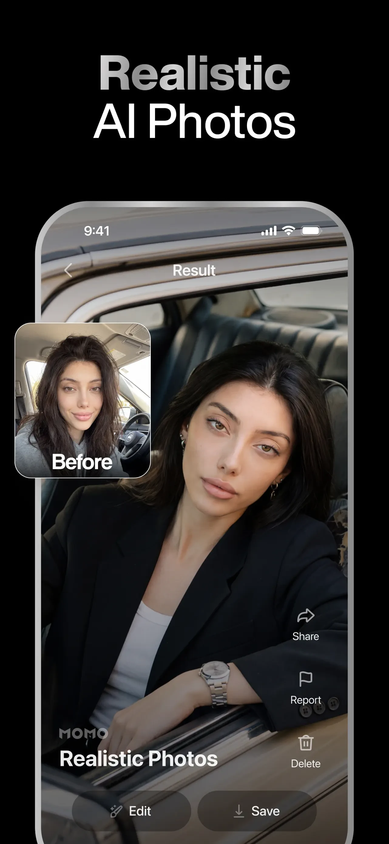 Momo: AI Photo & Video Maker app store screenshot 7 — Unknown (iOS)