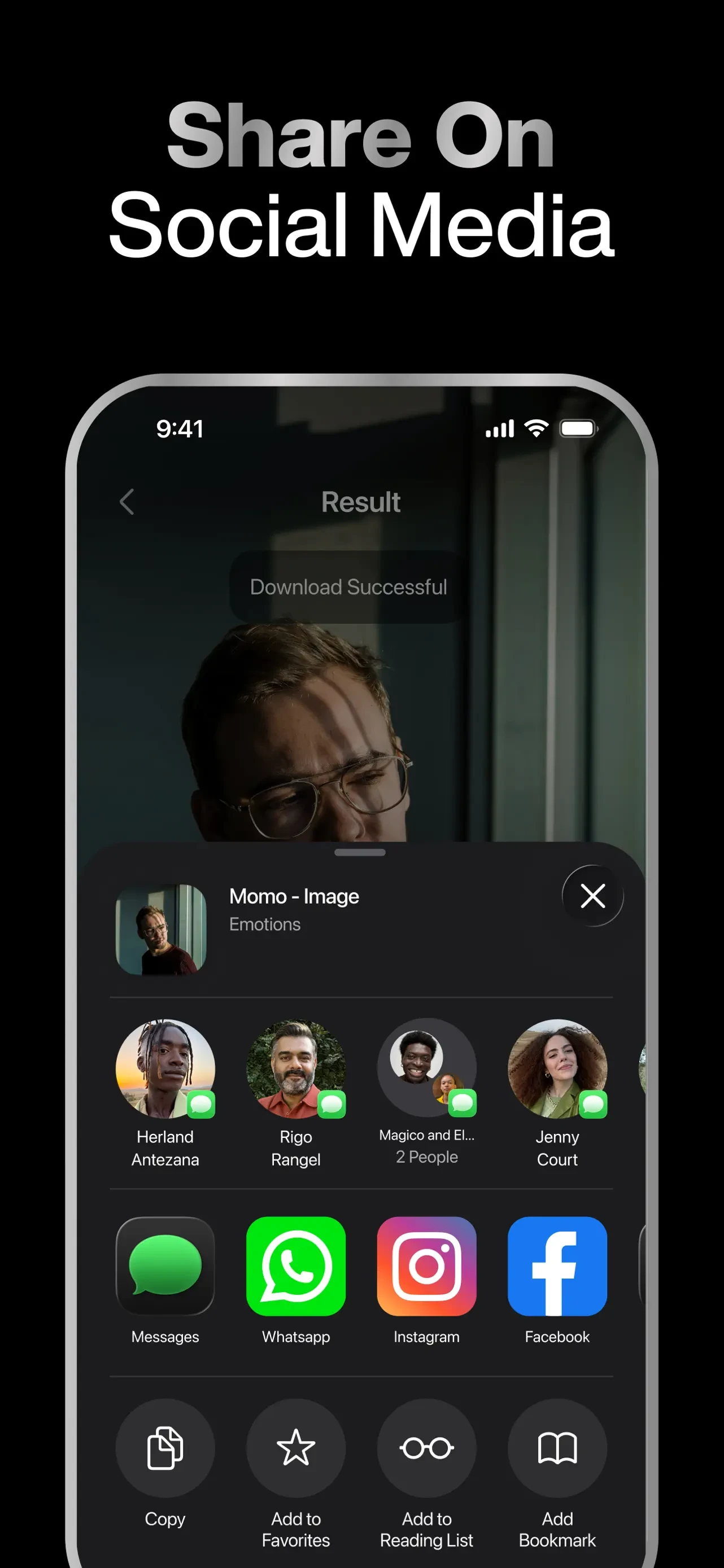 Momo: AI Photo & Video Maker app store screenshot 9 — Unknown (iOS)