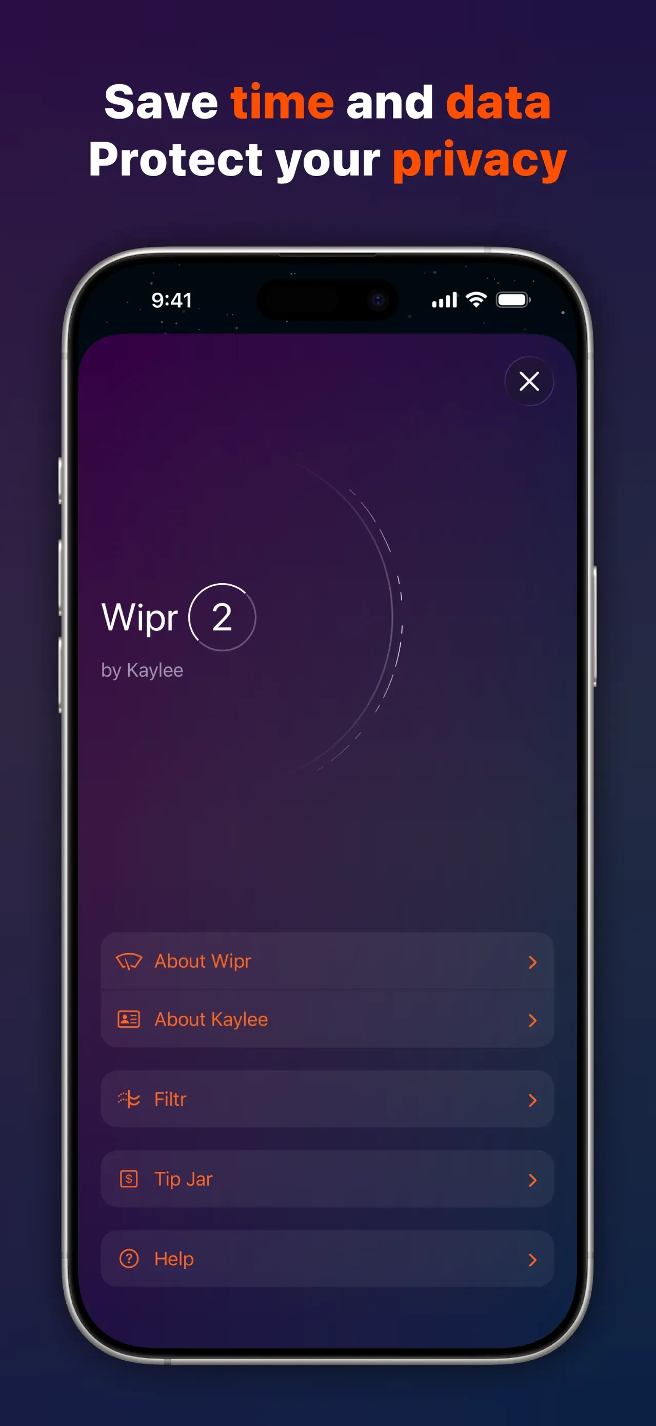Wipr 2 app store screenshot 3 — Utilities (iOS)