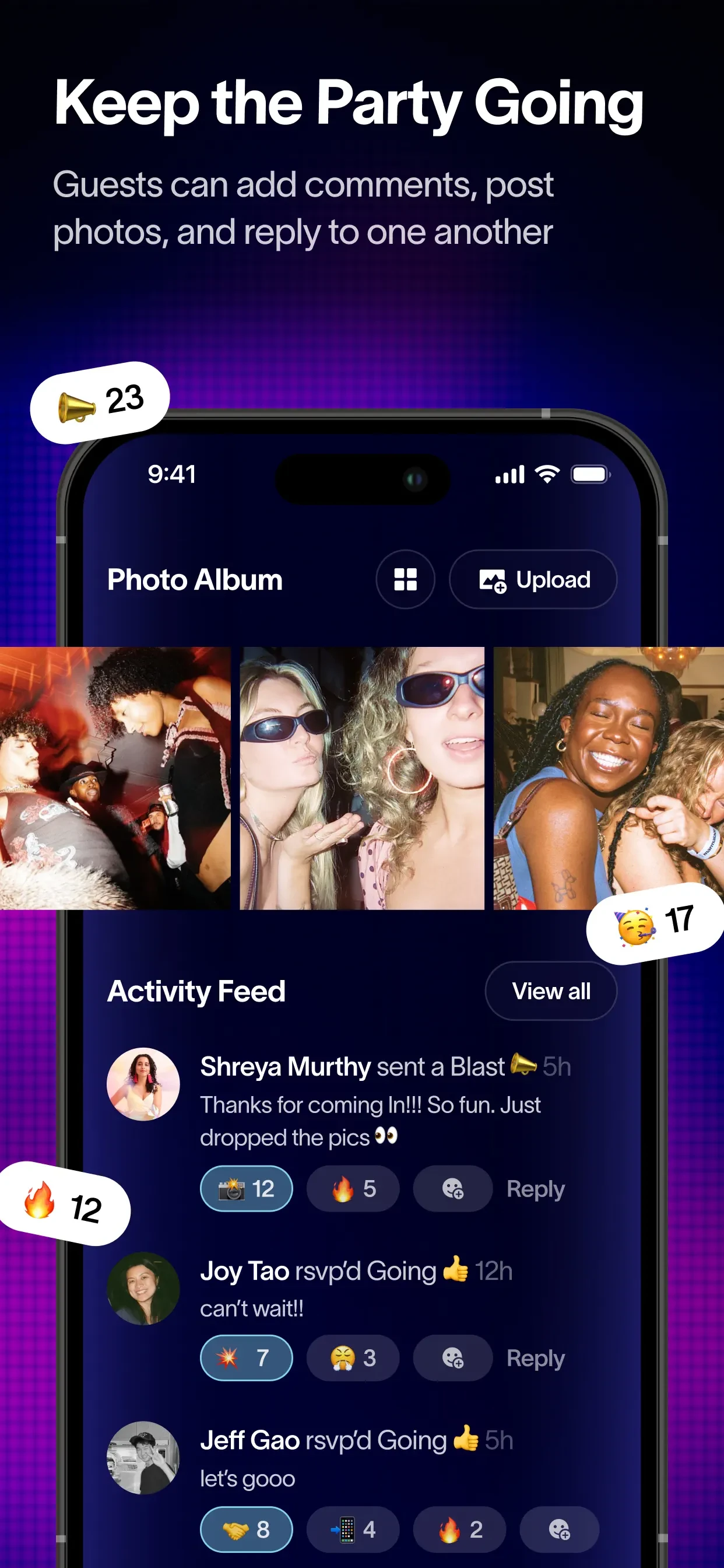 Partiful: Party Invite Maker app store screenshot 6 — Unknown (iOS)