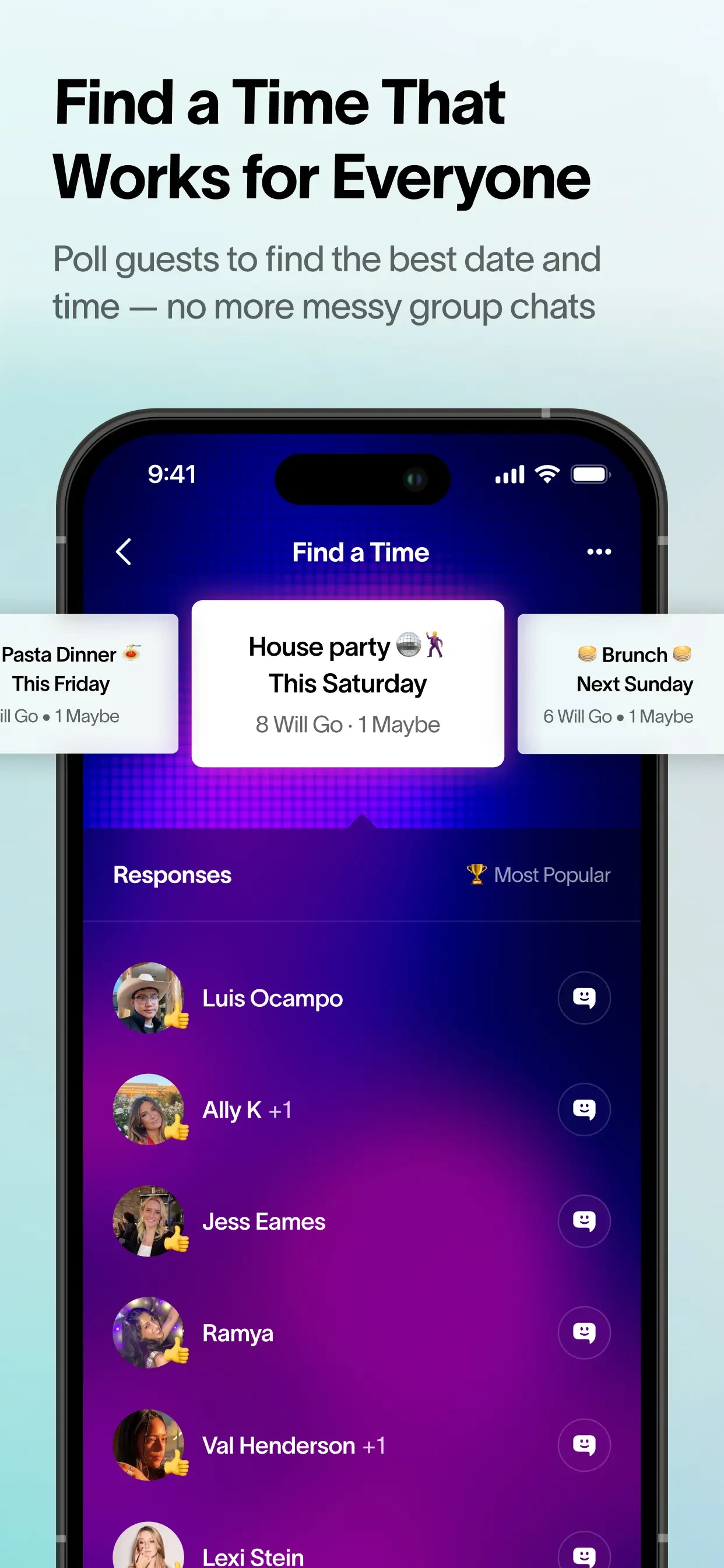 Partiful: Party Invite Maker app store screenshot 9 — Unknown (iOS)