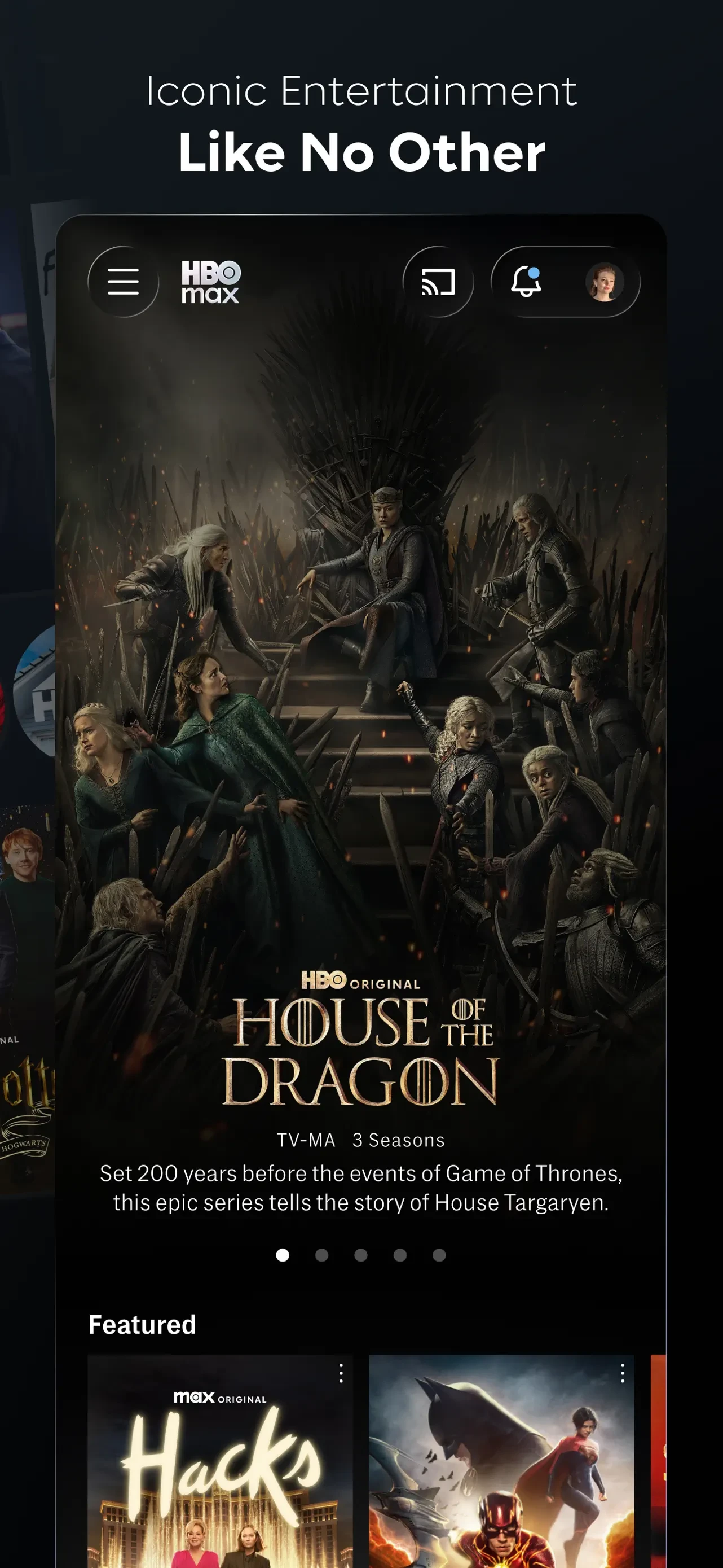 HBO Max: Stream Movies & TV app store screenshot 3 — Entertainment (iOS)