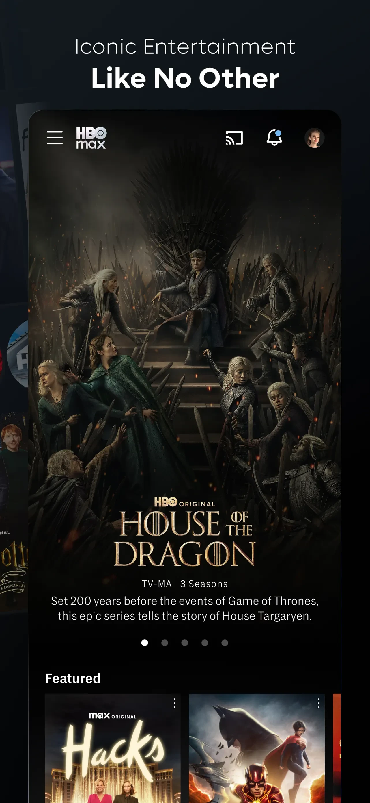 HBO Max: Stream Movies & TV app store screenshot 3 — Entertainment (iOS)
