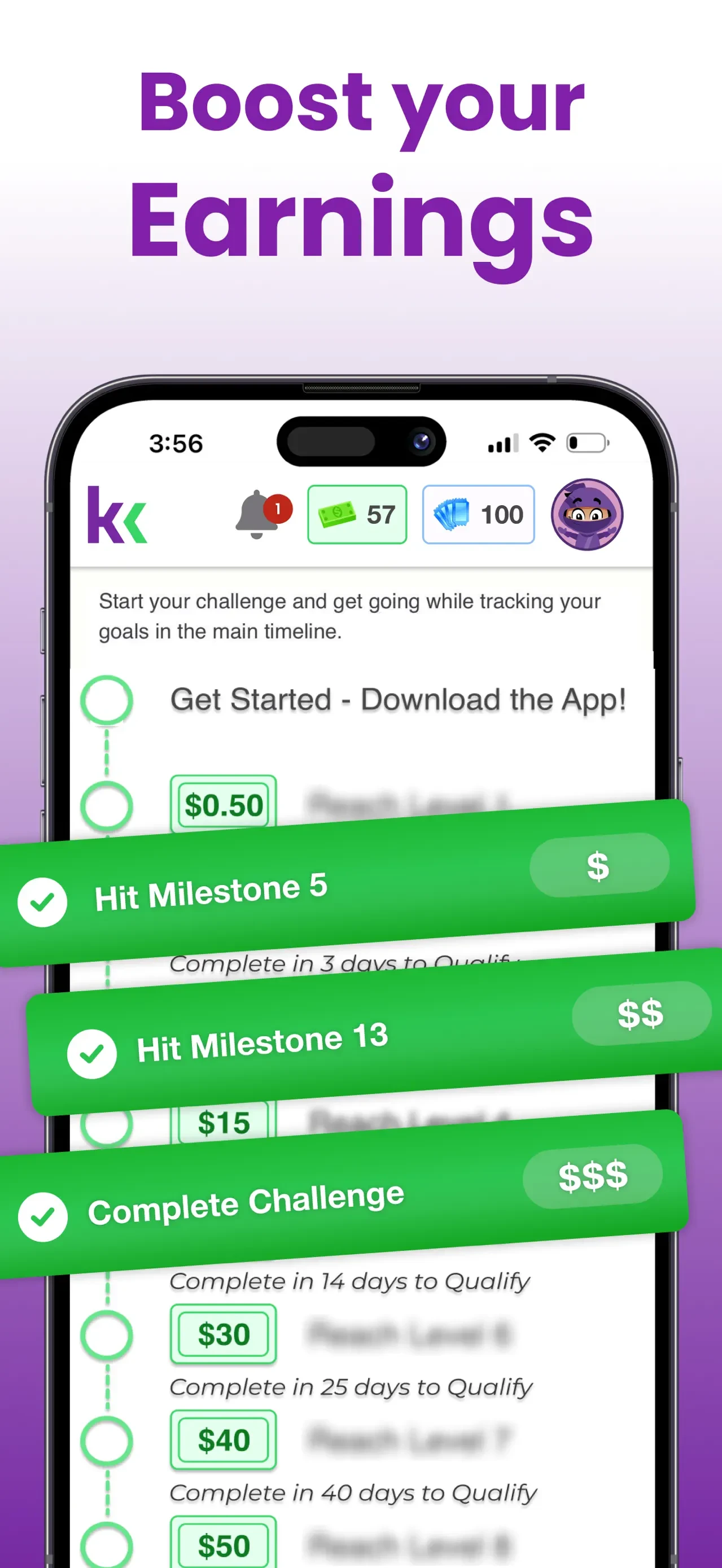 KashKick: Get paid to have fun app store screenshot 6 — Unknown (iOS)