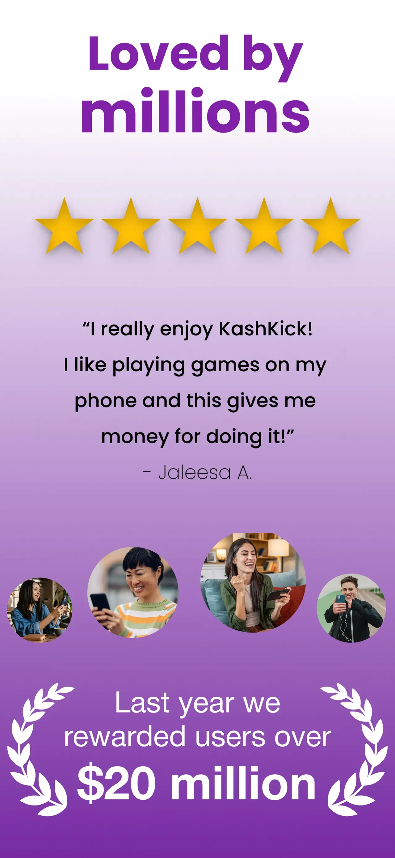 KashKick: Get paid to have fun app store screenshot 8 — Unknown (iOS)