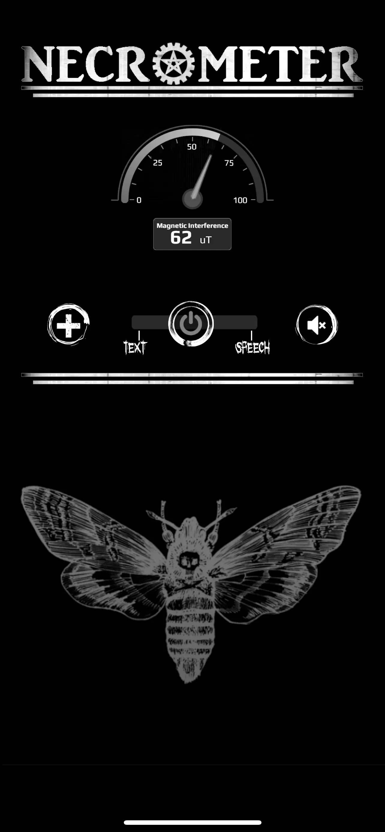 Necrometer app store screenshot 1 — Utilities (iOS)