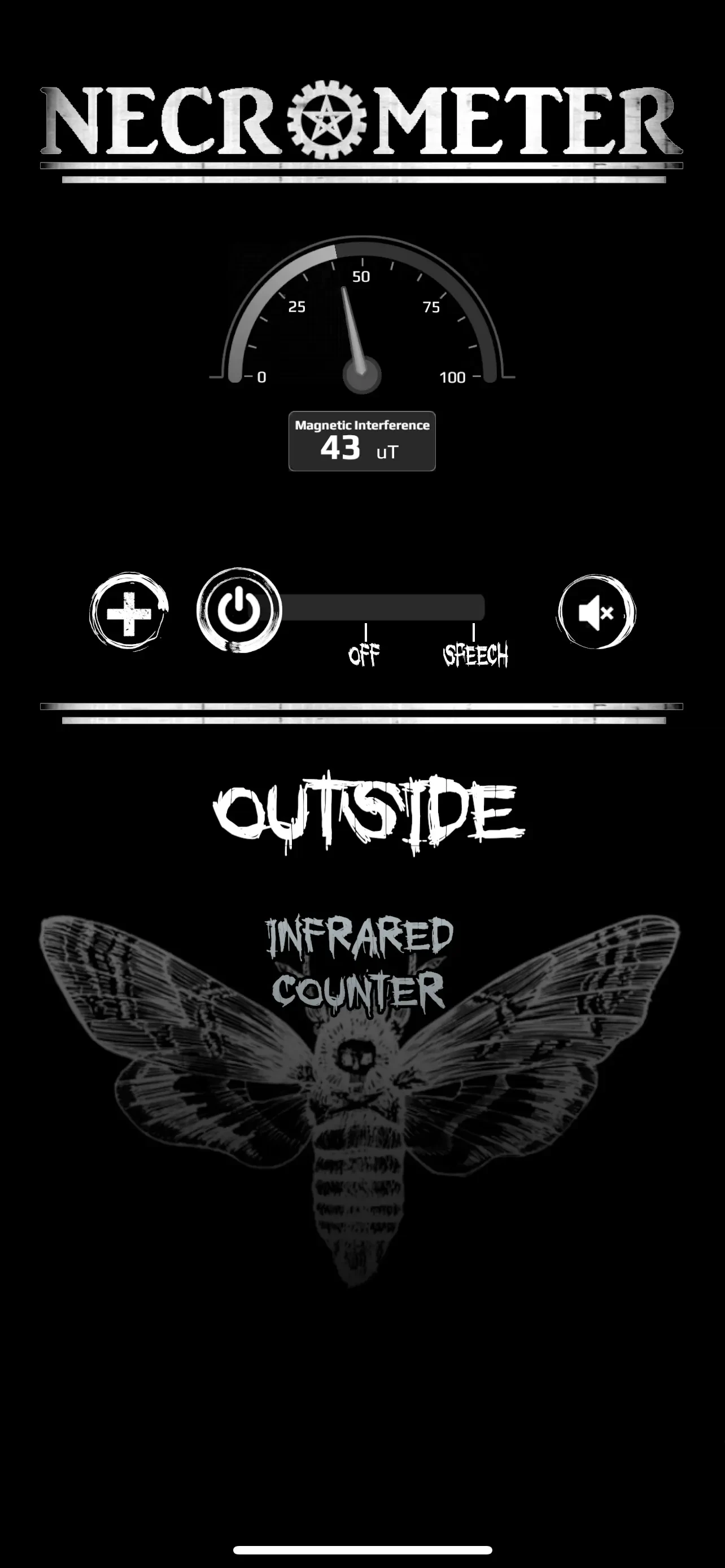 Necrometer app store screenshot 2 — Utilities (iOS)