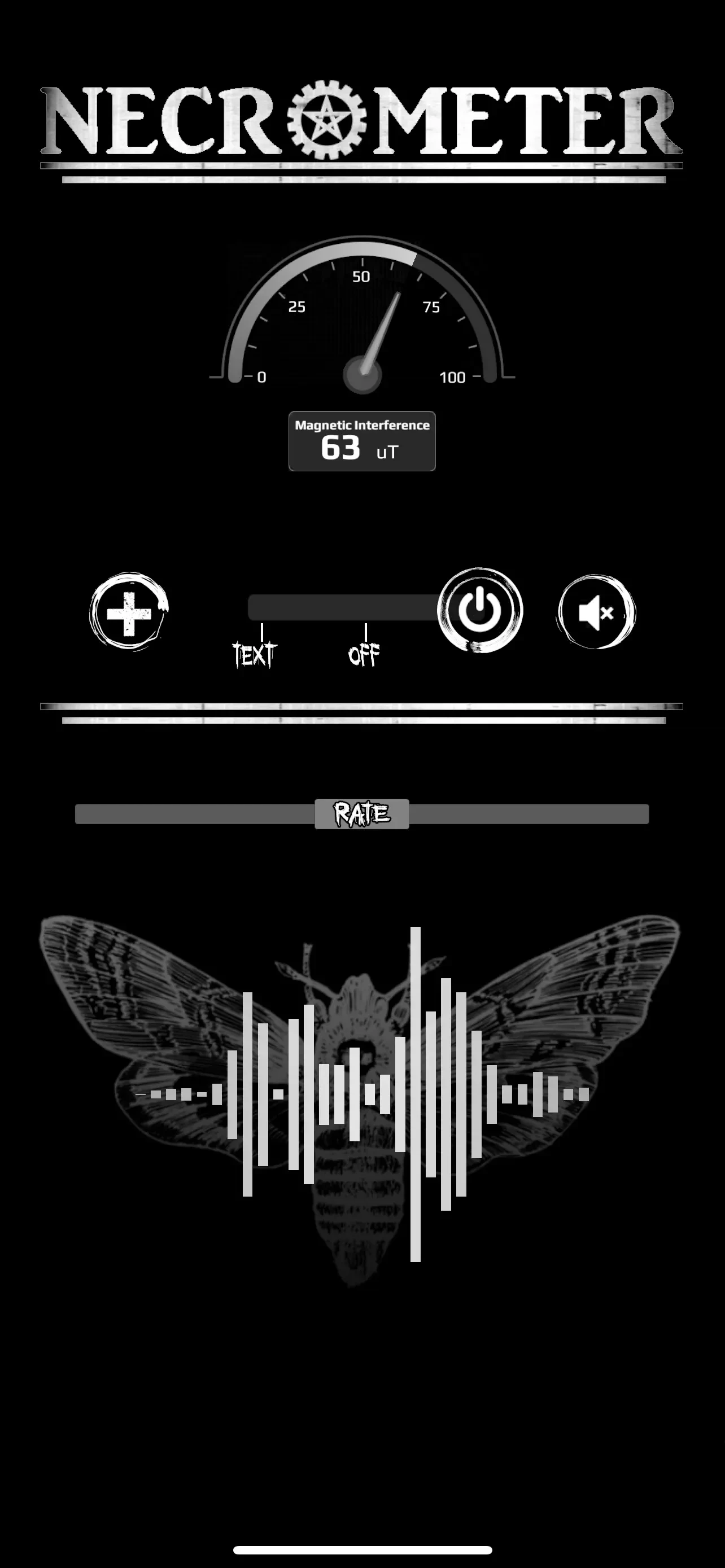 Necrometer app store screenshot 3 — Utilities (iOS)