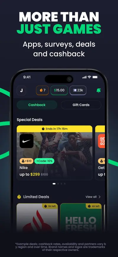 Freecash - Get Paid Real Money app store screenshot 6 — Entertainment (iOS)