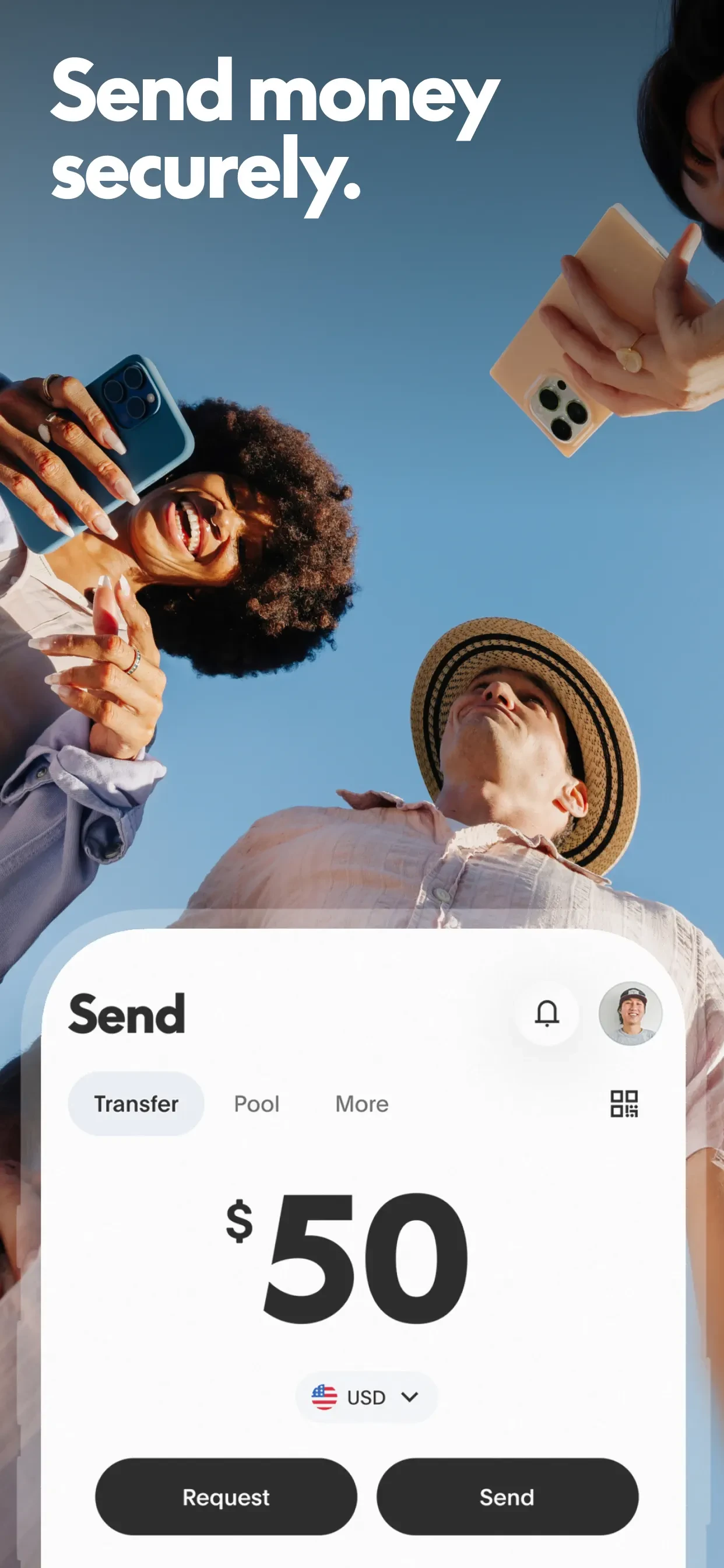 PayPal - Pay, Send, Save app store screenshot 2 — Finance (iOS)