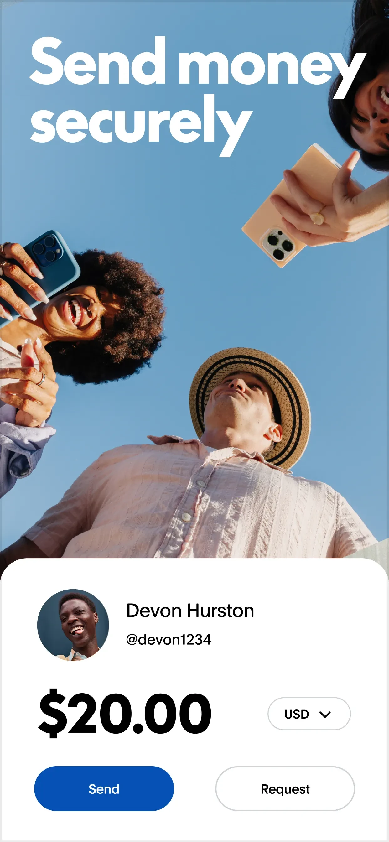 PayPal - Pay, Send, Save app store screenshot 3 — Finance (iOS)