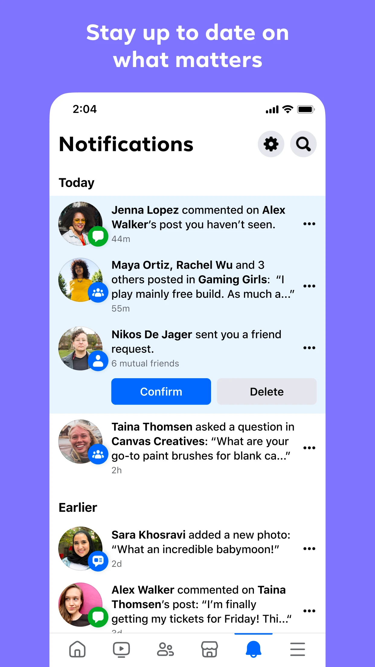 Facebook app store screenshot 10 — Social Networking (iOS)