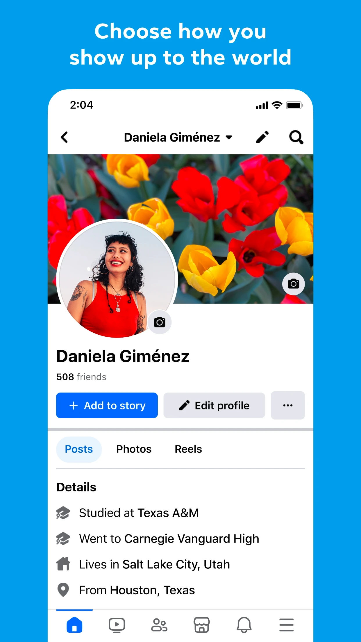 Facebook app store screenshot 5 — Social Networking (iOS)