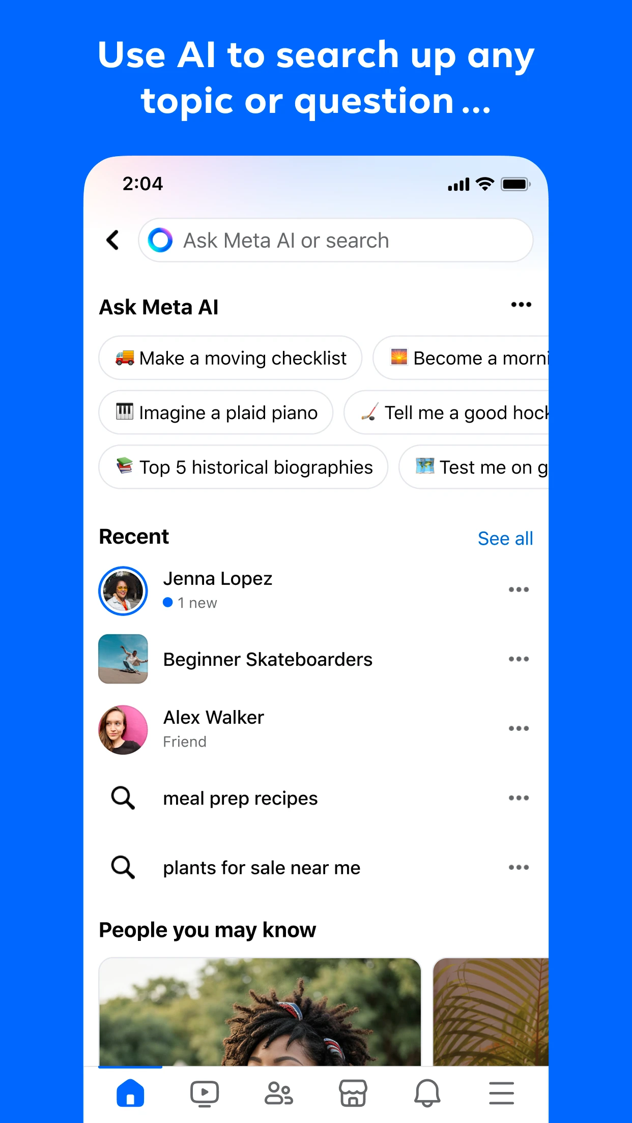 Facebook app store screenshot 8 — Social Networking (iOS)