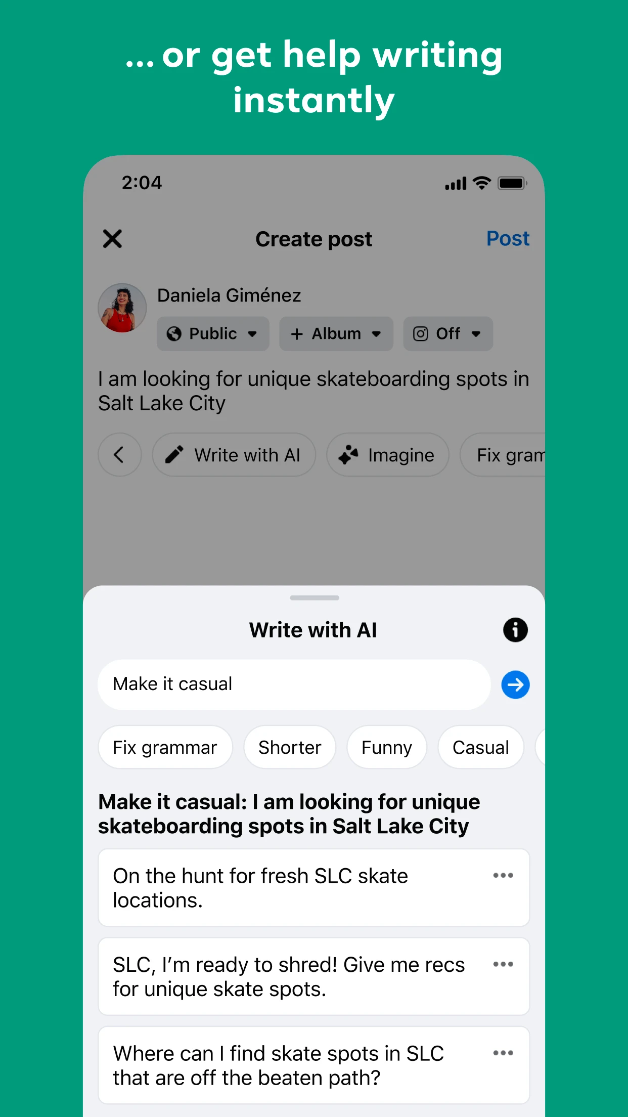 Facebook app store screenshot 9 — Social Networking (iOS)