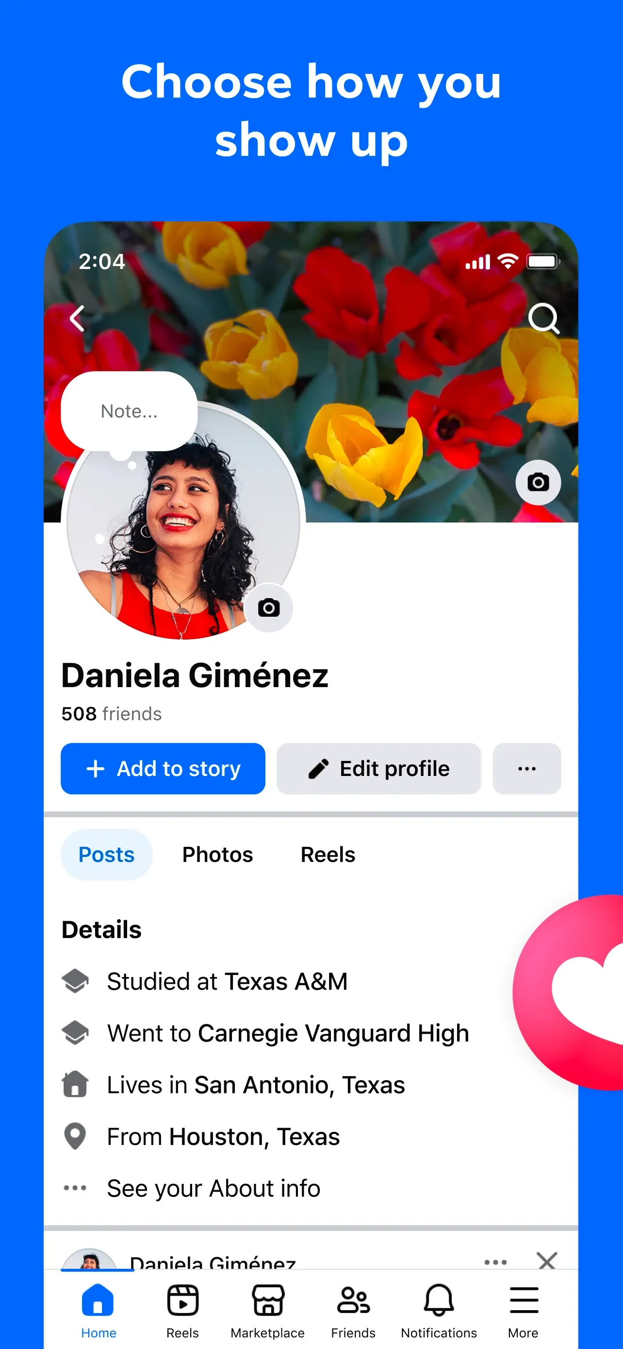 Facebook app store screenshot 6 — Social Networking (iOS)