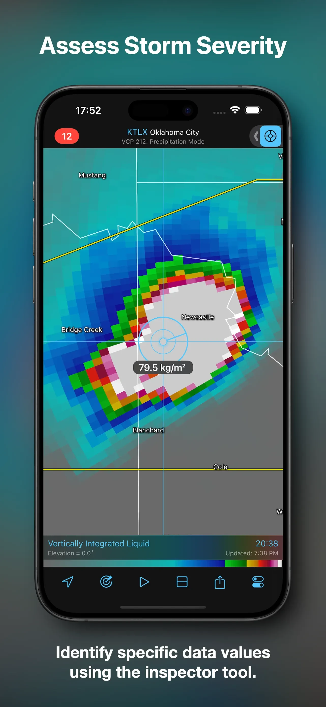 RadarScope app store screenshot 5 — Weather (iOS)