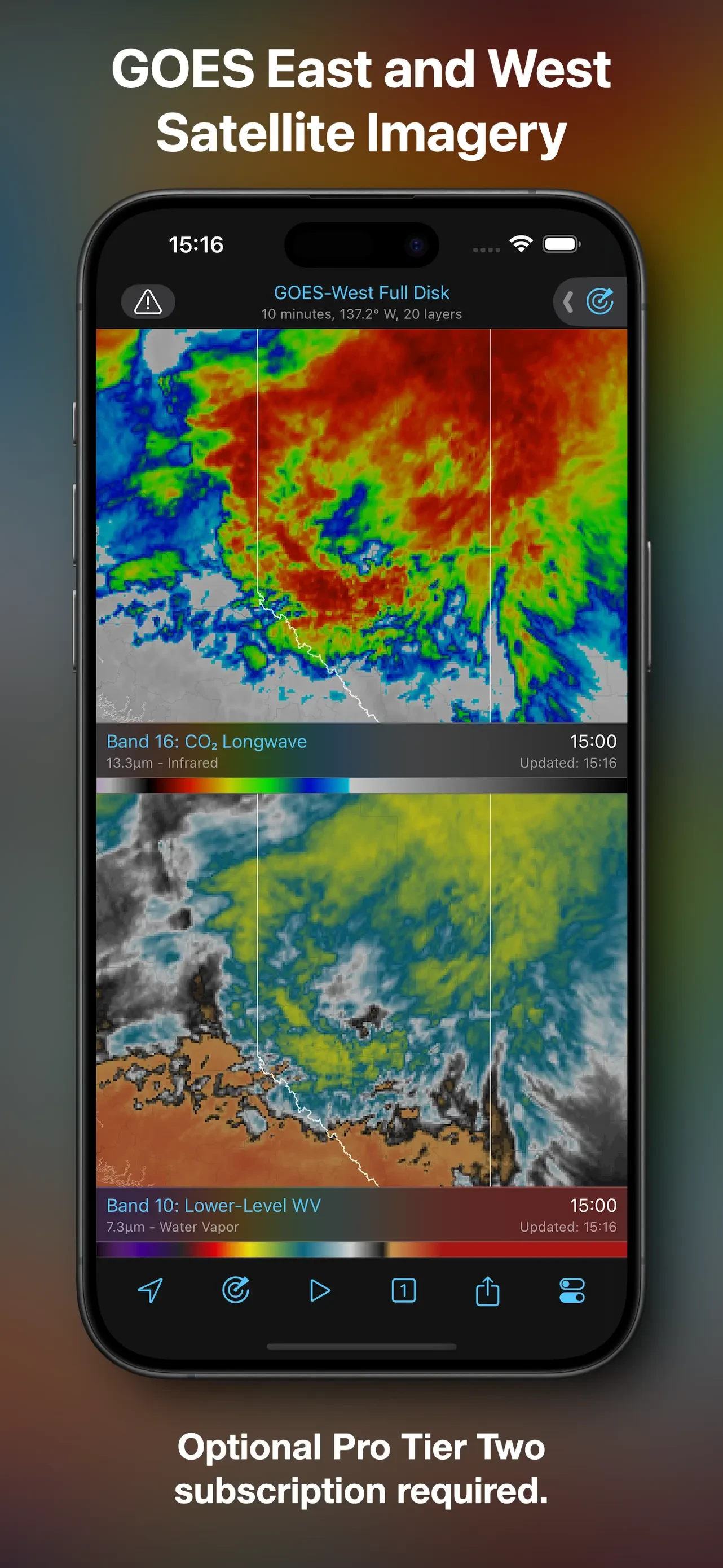 RadarScope app store screenshot 9 — Weather (iOS)