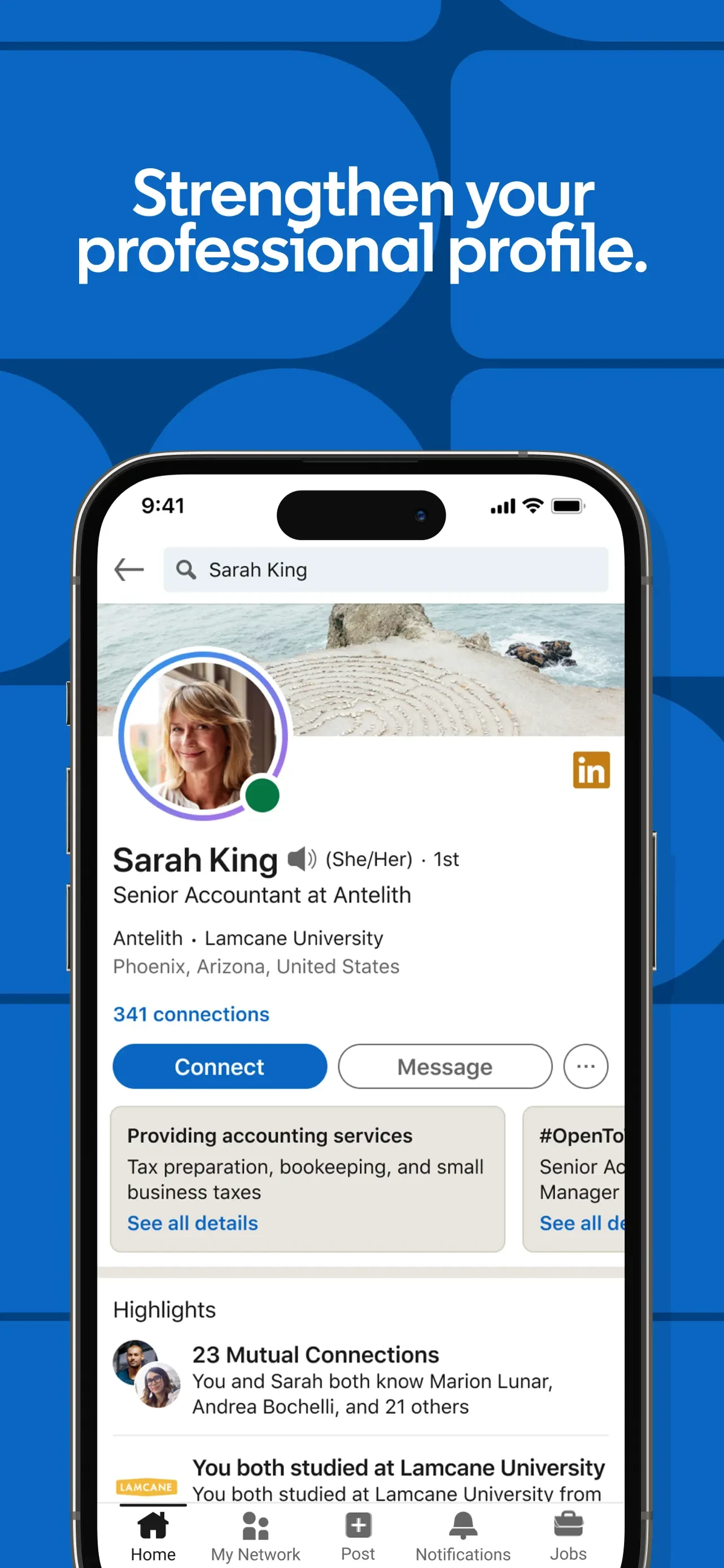 LinkedIn: Community & Network app store screenshot 4 — Business (iOS)