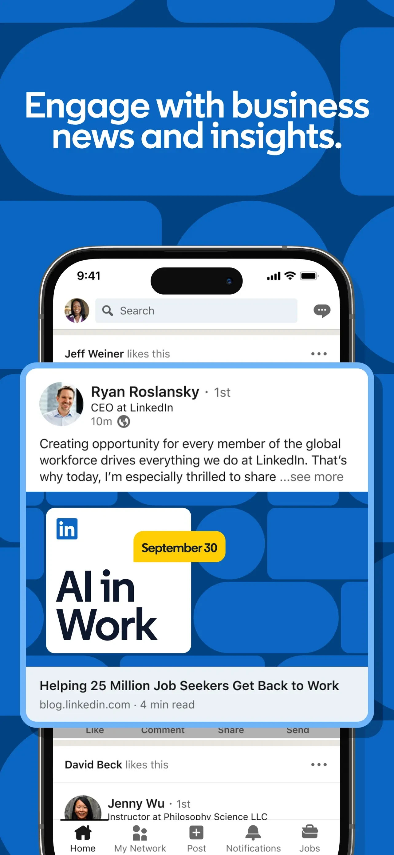 LinkedIn: Community & Network app store screenshot 5 — Business (iOS)