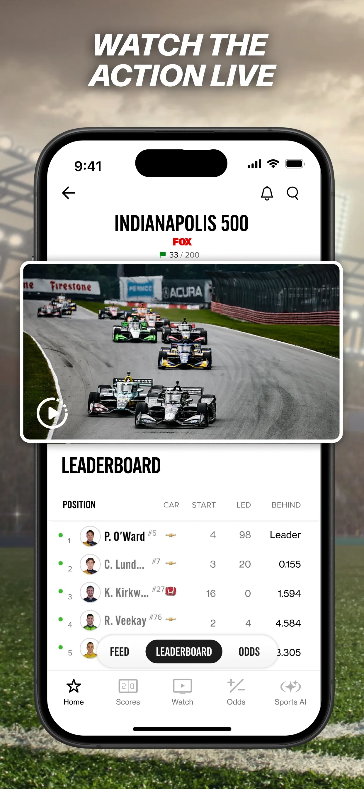 FOX Sports: Watch Live Games app store screenshot 3 — Unknown (iOS)