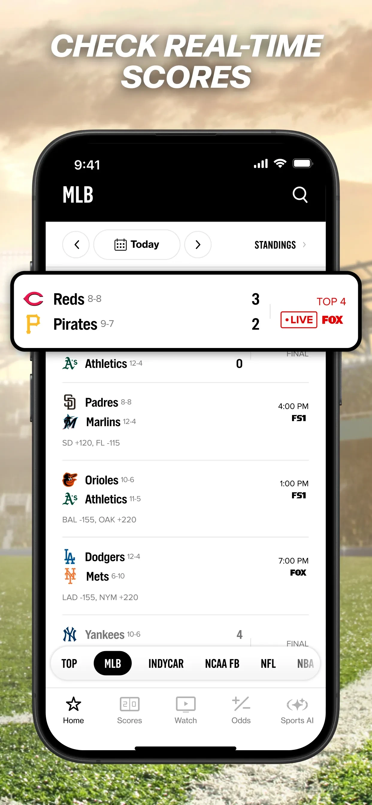 FOX Sports: Watch Live Games app store screenshot 5 — Unknown (iOS)