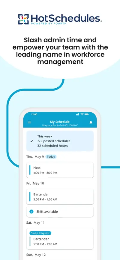 HotSchedules app store screenshot 1 — Business (iOS)