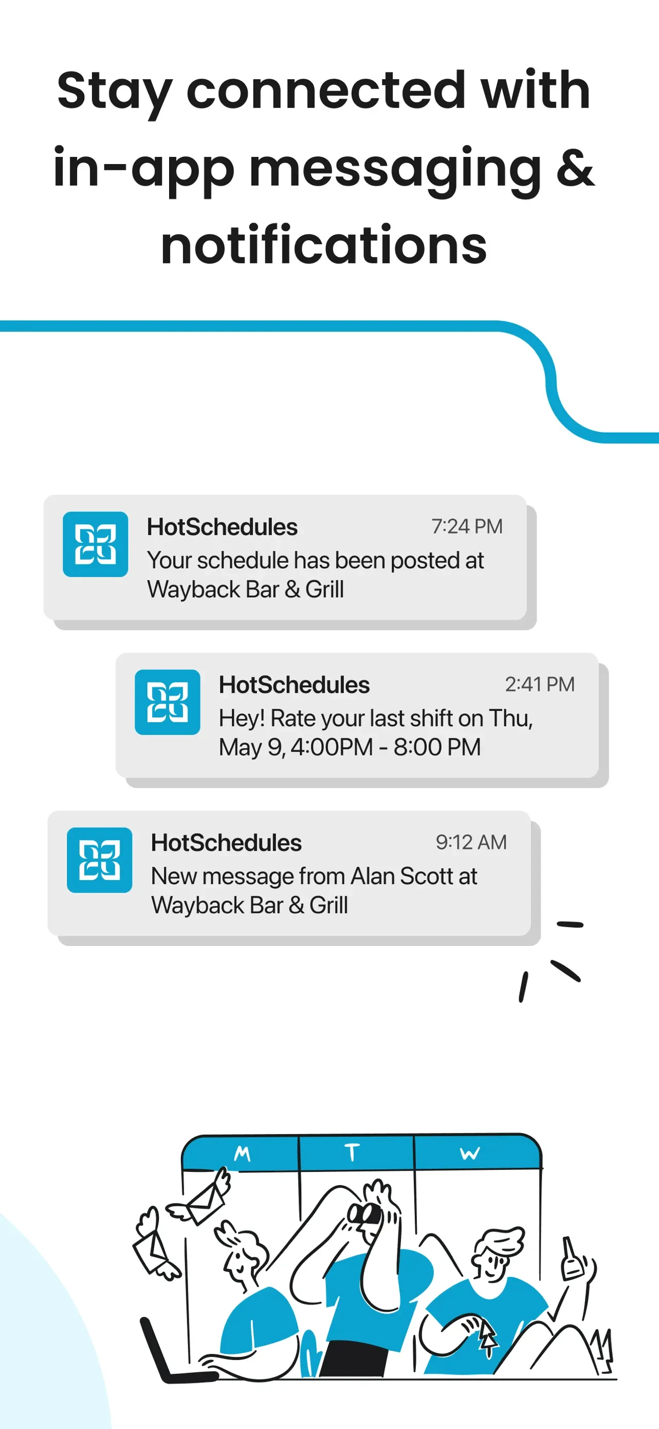 HotSchedules app store screenshot 4 — Business (iOS)