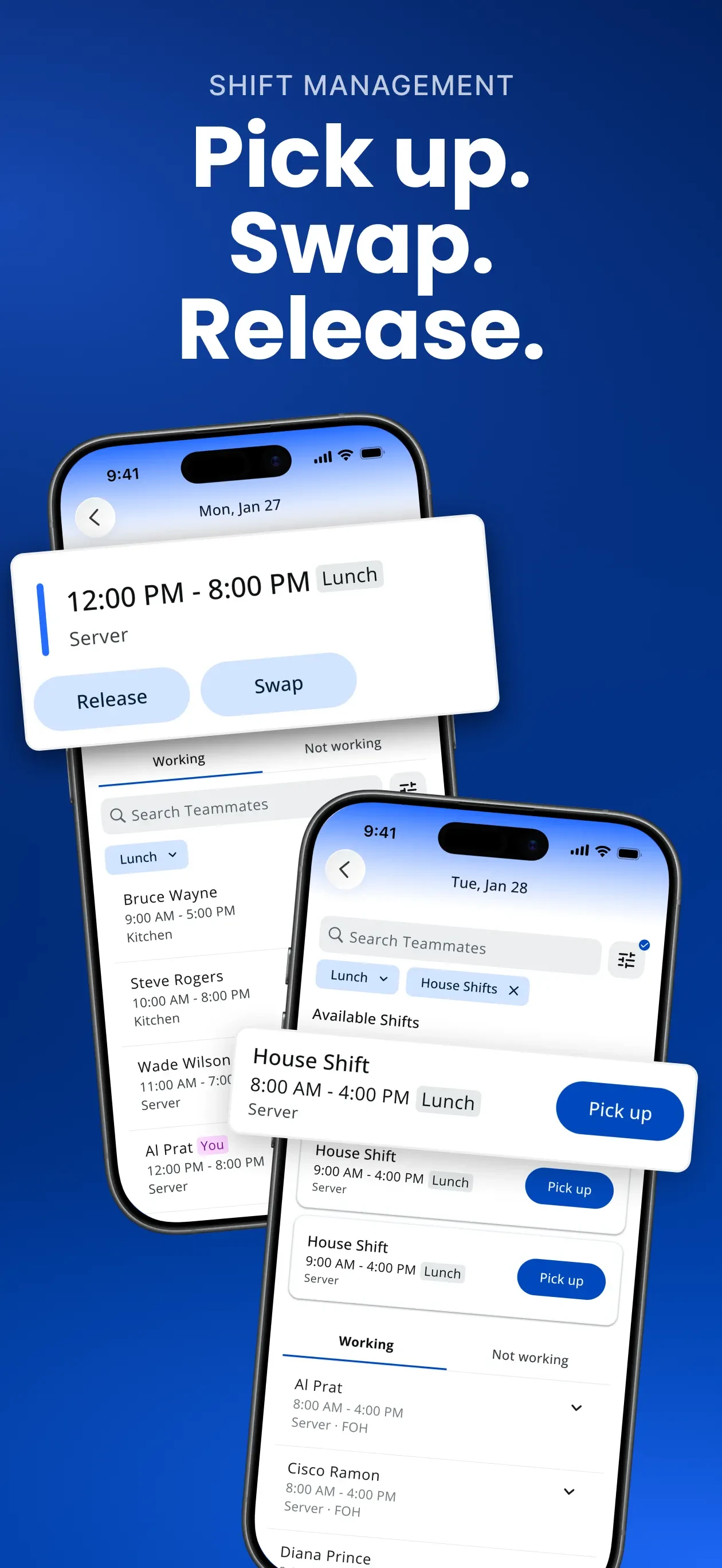 HotSchedules app store screenshot 2 — Business (iOS)