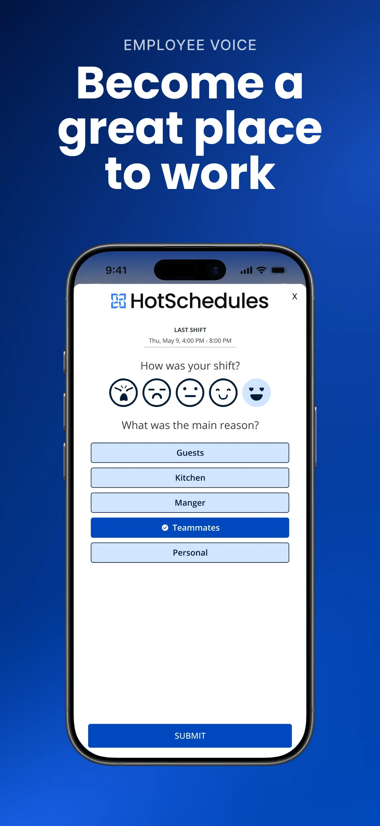 HotSchedules app store screenshot 5 — Business (iOS)