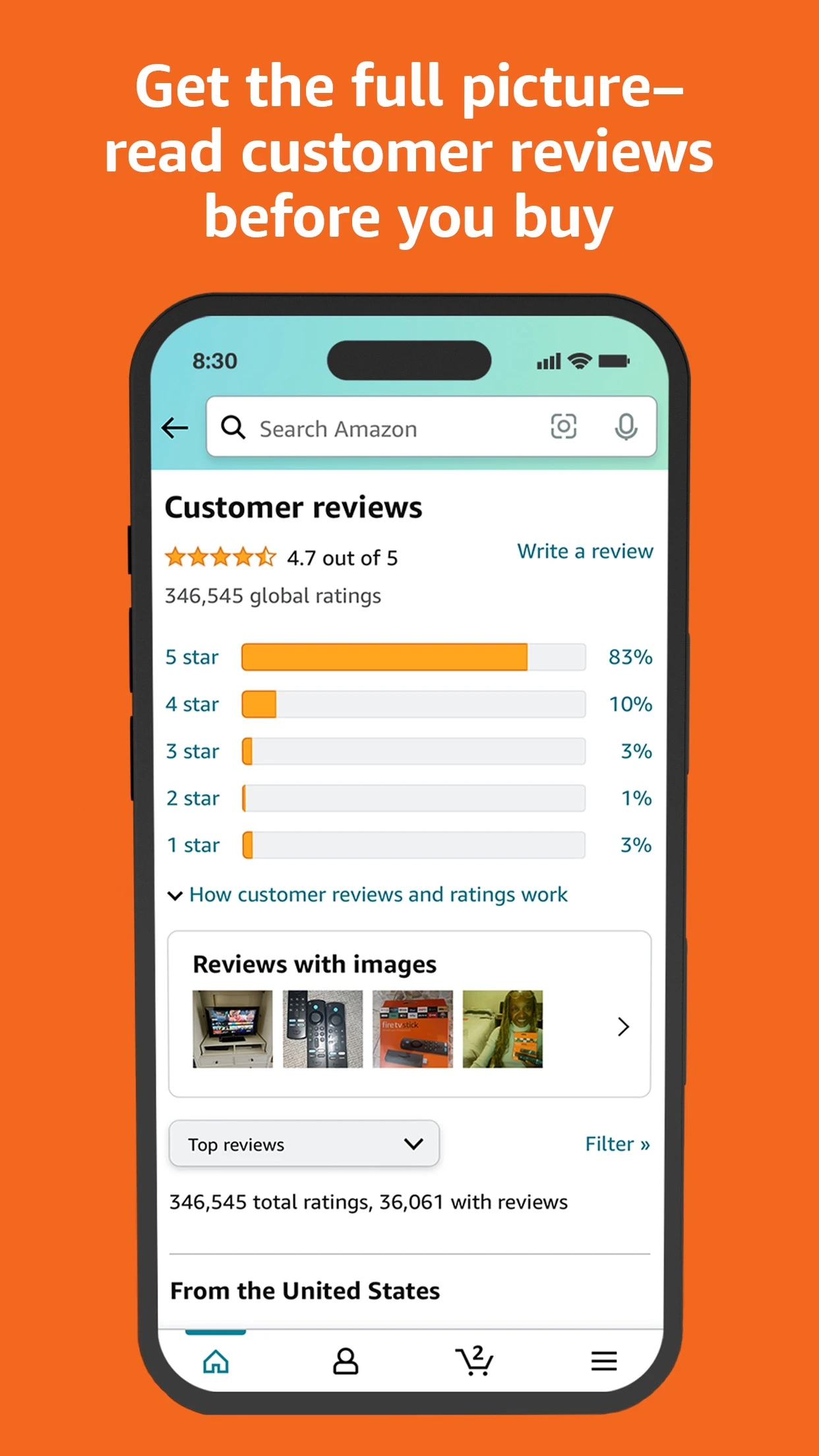 Amazon Shopping app store screenshot 7 — Shopping (iOS)