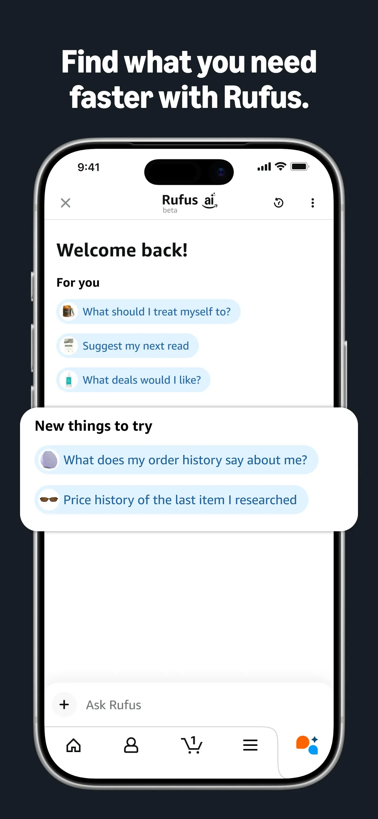 Amazon Shopping app store screenshot 2 — Shopping (iOS)