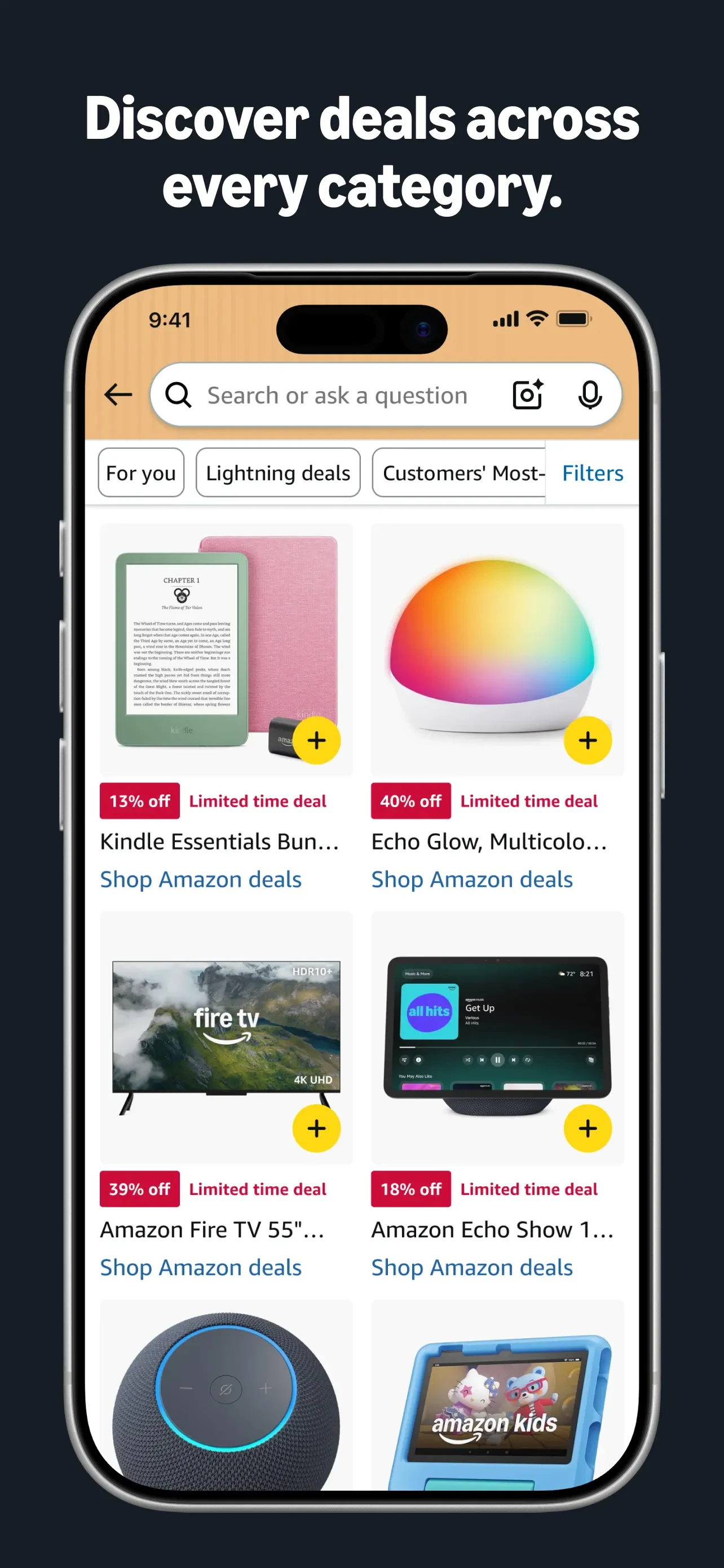 Amazon Shopping app store screenshot 6 — Shopping (iOS)