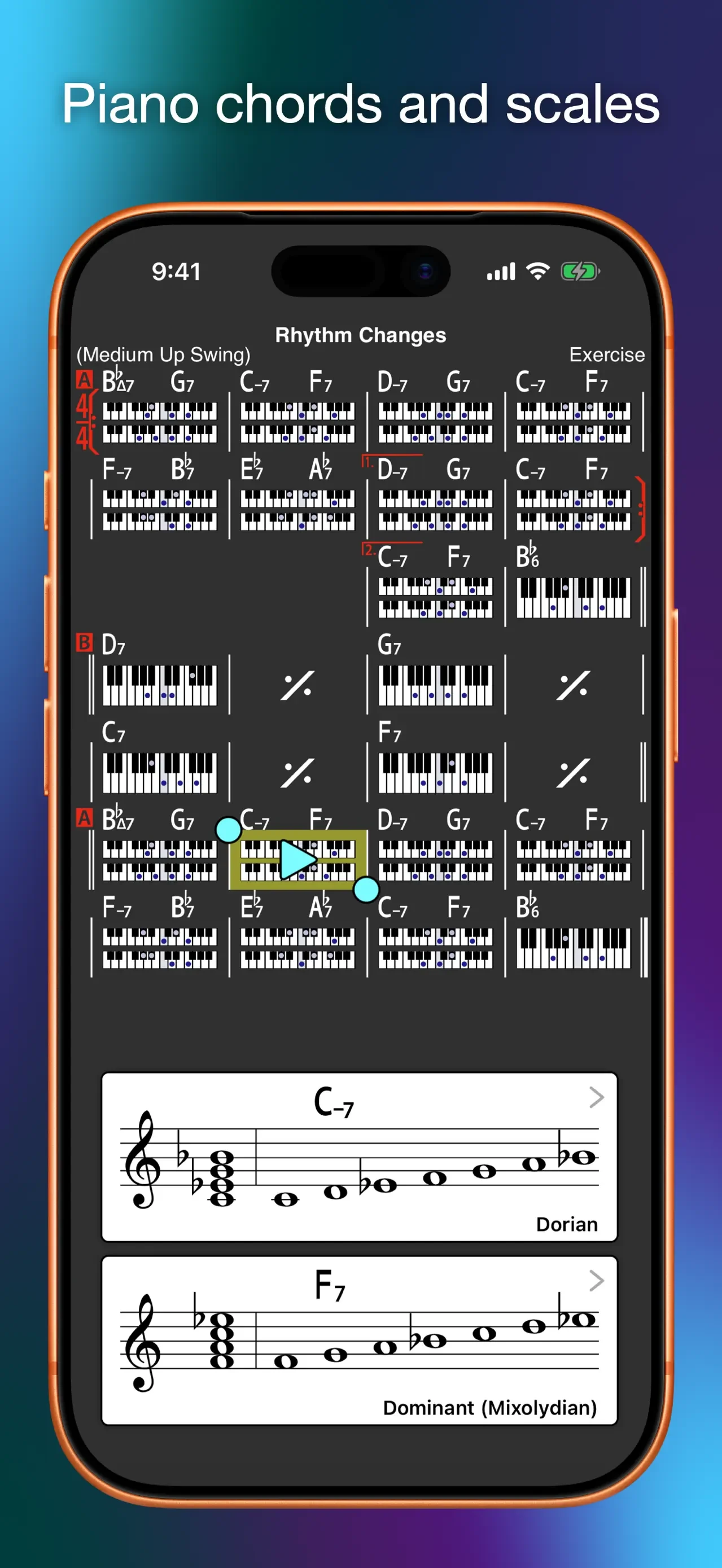 iReal Pro app store screenshot 6 — Music (iOS)