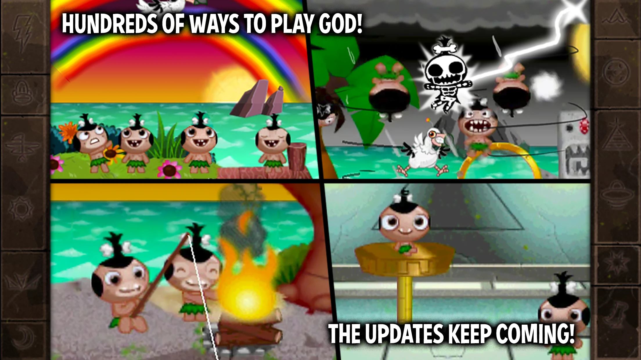Pocket God app store screenshot 3 — Entertainment (iOS)