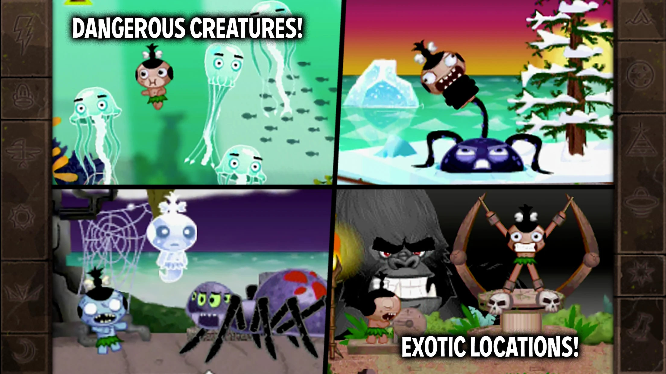 Pocket God app store screenshot 4 — Entertainment (iOS)