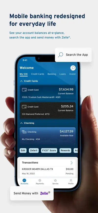 Citi Mobile® app store screenshot 1 — Finance (iOS)
