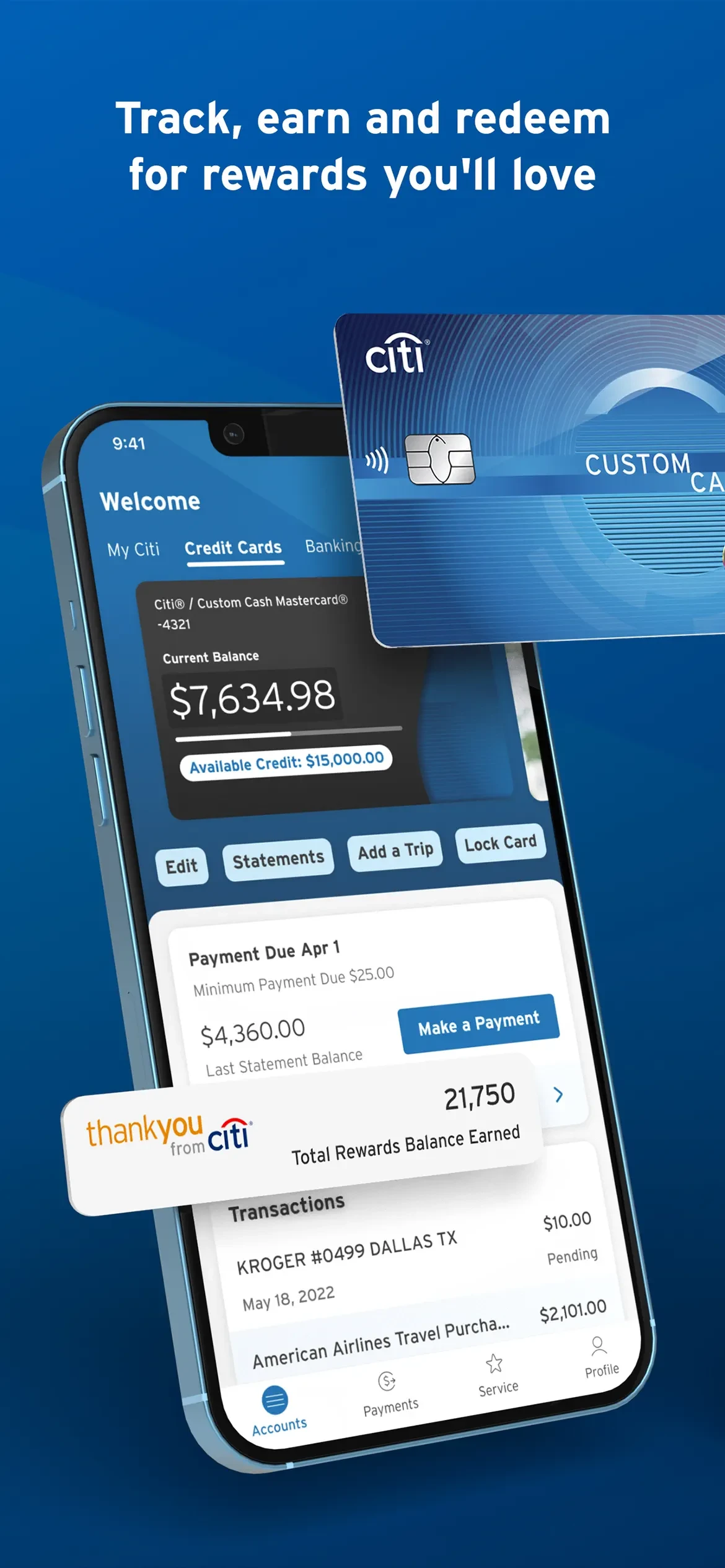 Citi Mobile® app store screenshot 2 — Finance (iOS)
