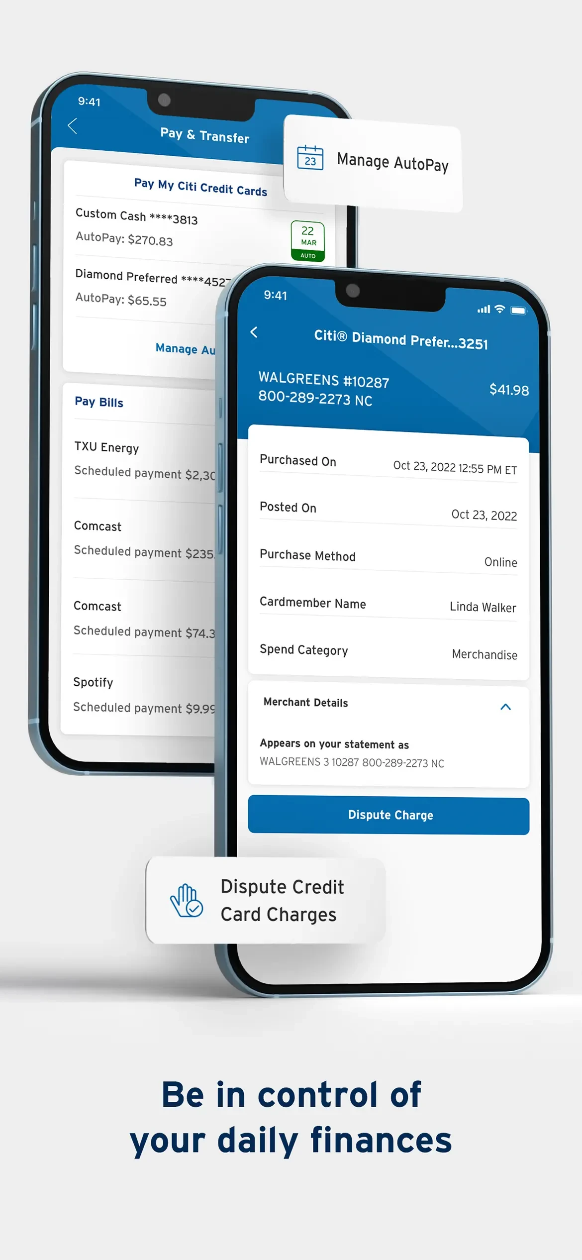 Citi Mobile® app store screenshot 4 — Finance (iOS)